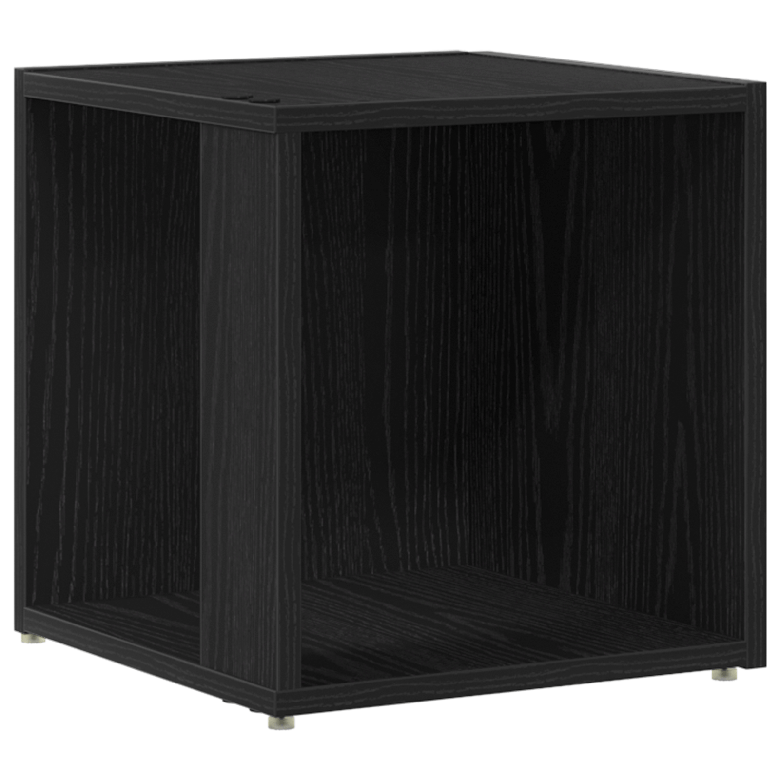 Masuta laterala, stejar negru, 33x33x34,5 cm, lemn prelucrat — imaginea 2