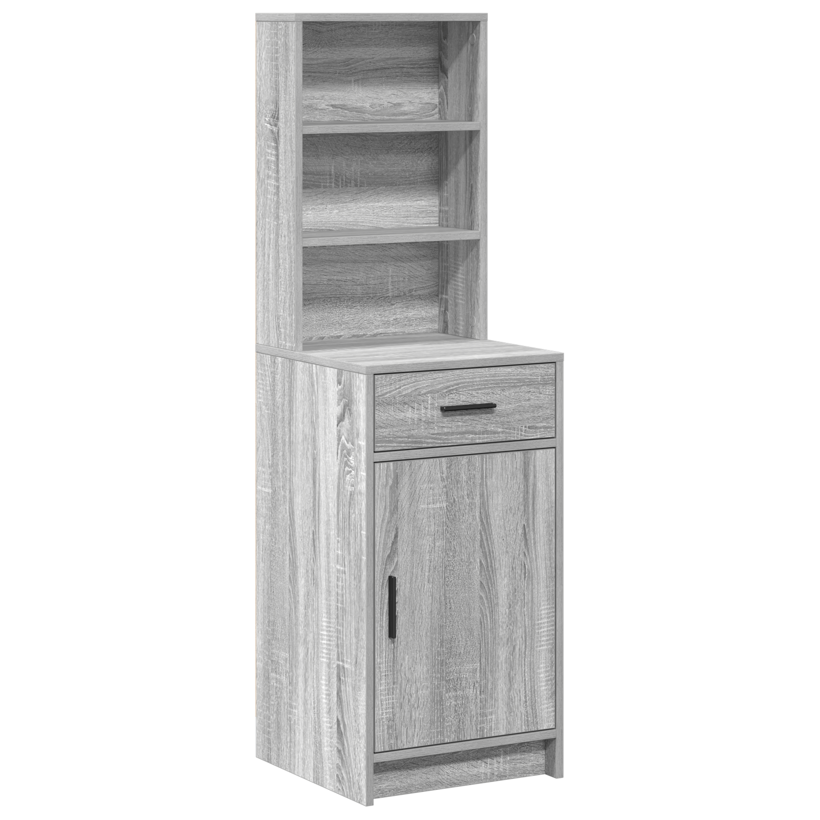 Dulap inalt, gri sonoma, 40x41x135 cm, lemn prelucrat — imaginea 2