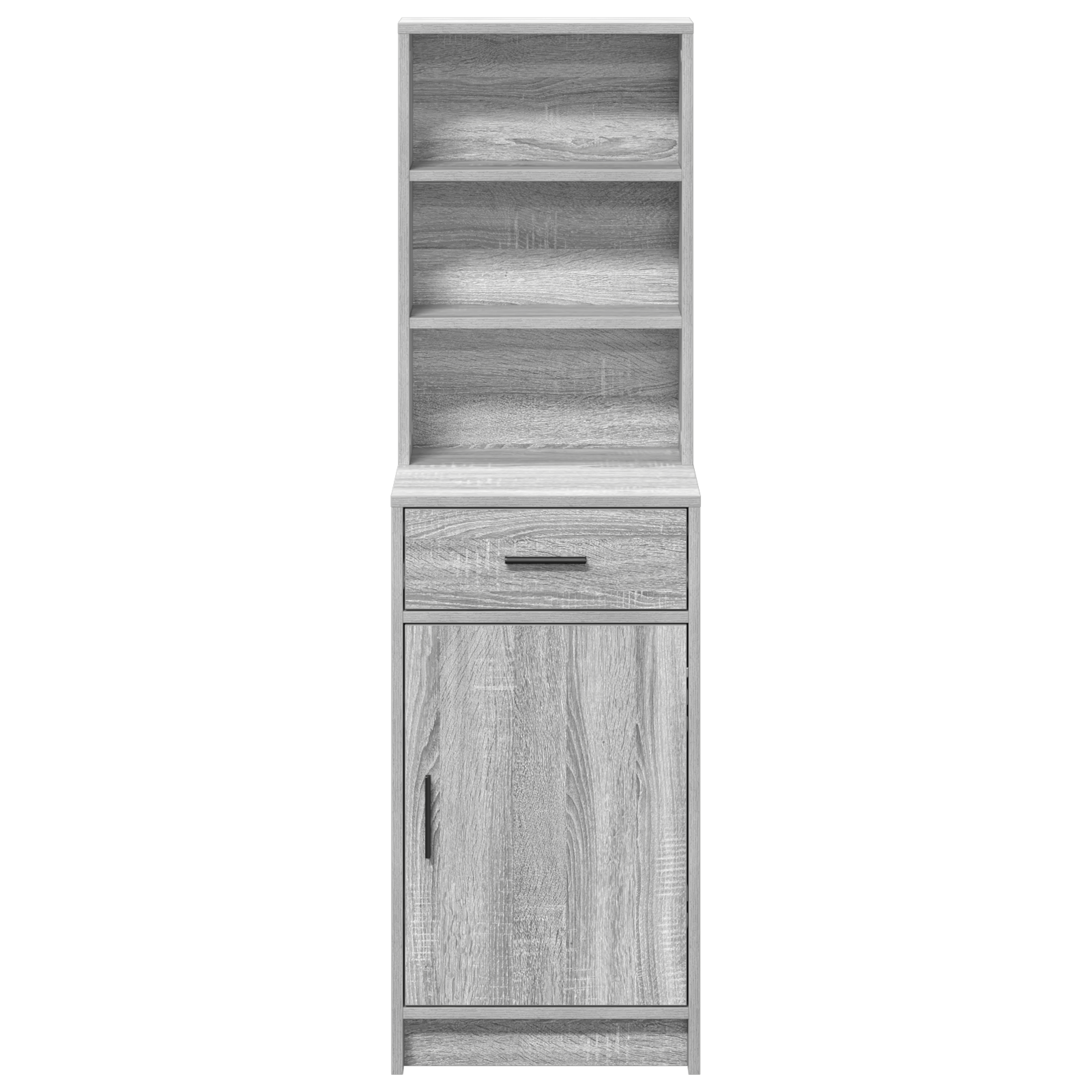 Dulap inalt, gri sonoma, 40x41x135 cm, lemn prelucrat — imaginea 6