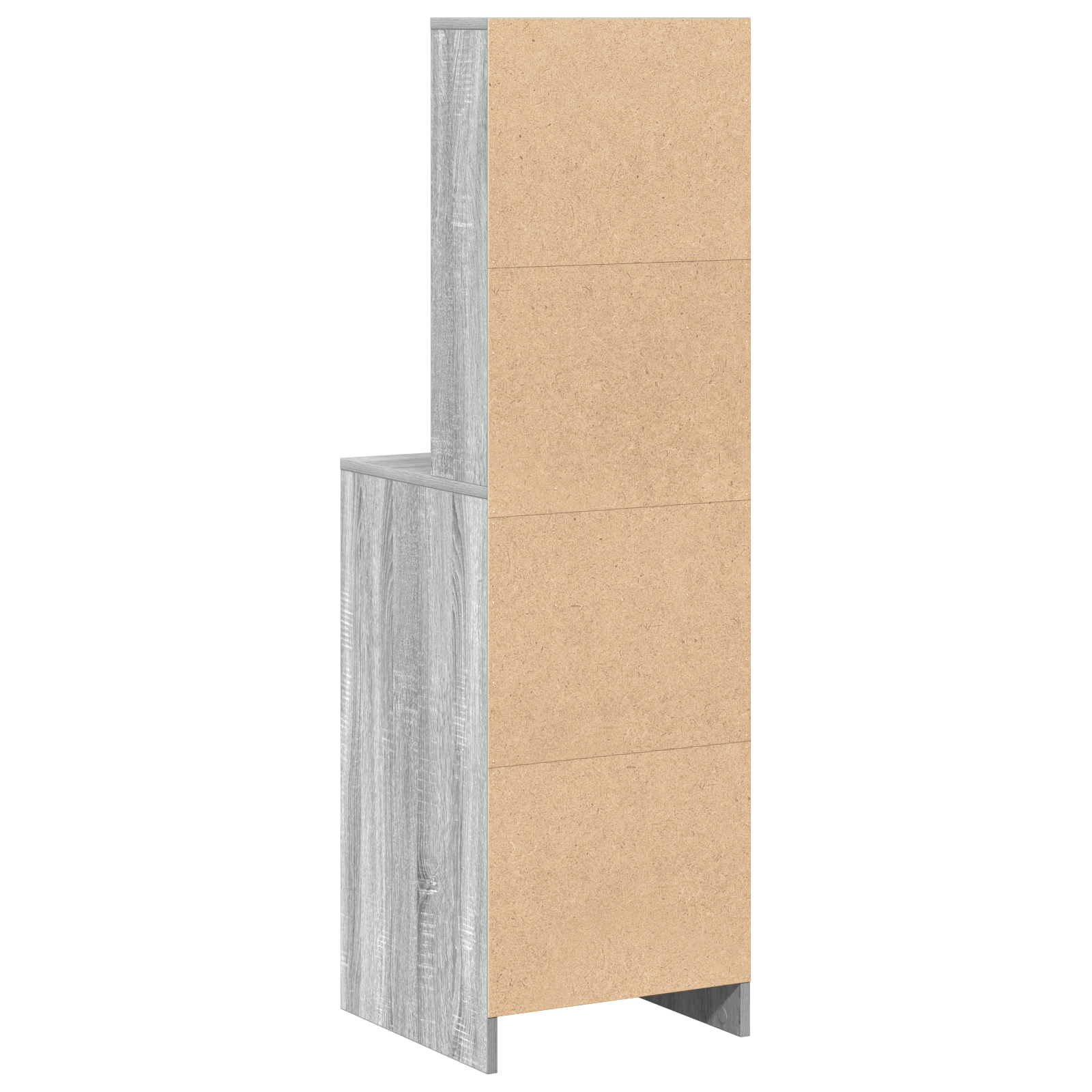Dulap inalt, gri sonoma, 40x41x135 cm, lemn prelucrat — imaginea 8