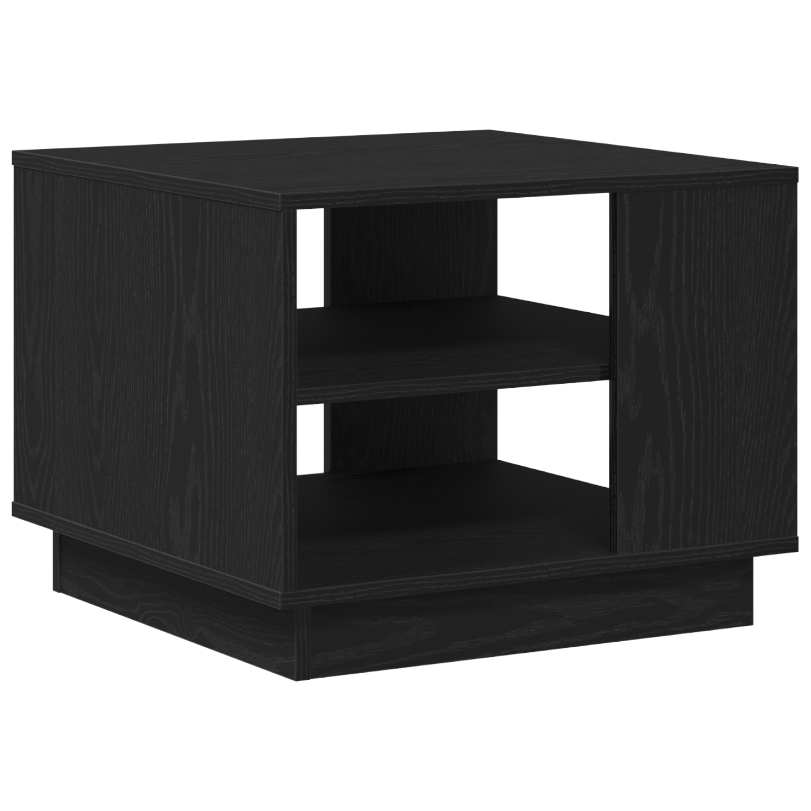 Masa de cafea din stejar negru 55x55x42 cm din lemn prelucrat — imaginea 2