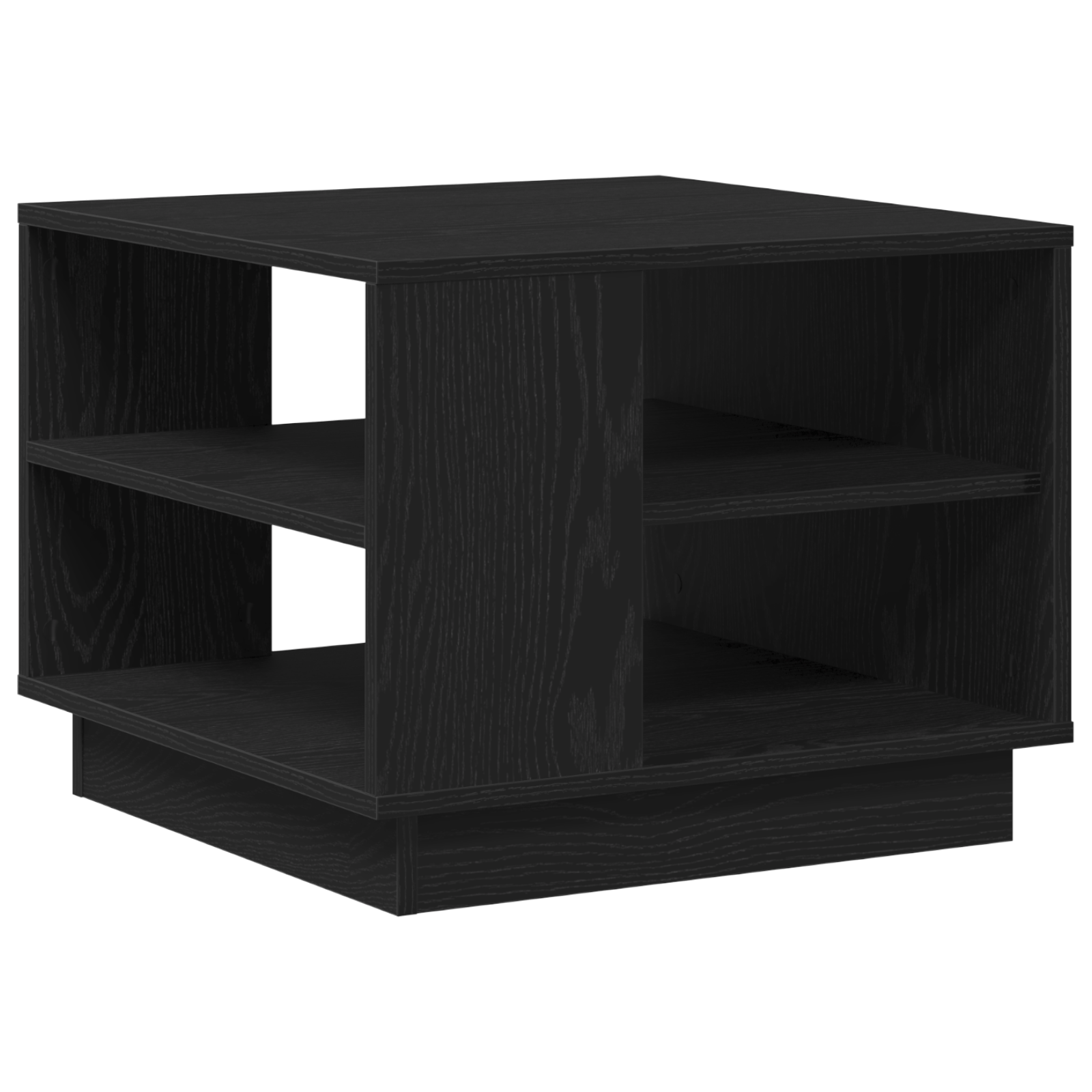 Masa de cafea din stejar negru 55x55x42 cm din lemn prelucrat — imaginea 7