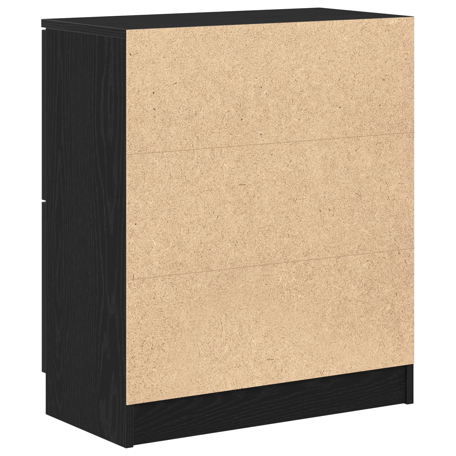 Bufet Negru din Stejar - 60 x 30 x 70 cm - Fabricat din Lemn Prelucrat — imaginea 8