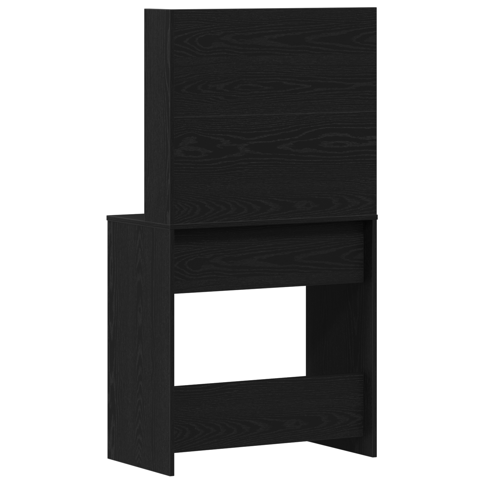 Masuta de toaleta cu oglinda, stejar negru, 74.5x40x141 cm — imaginea 6