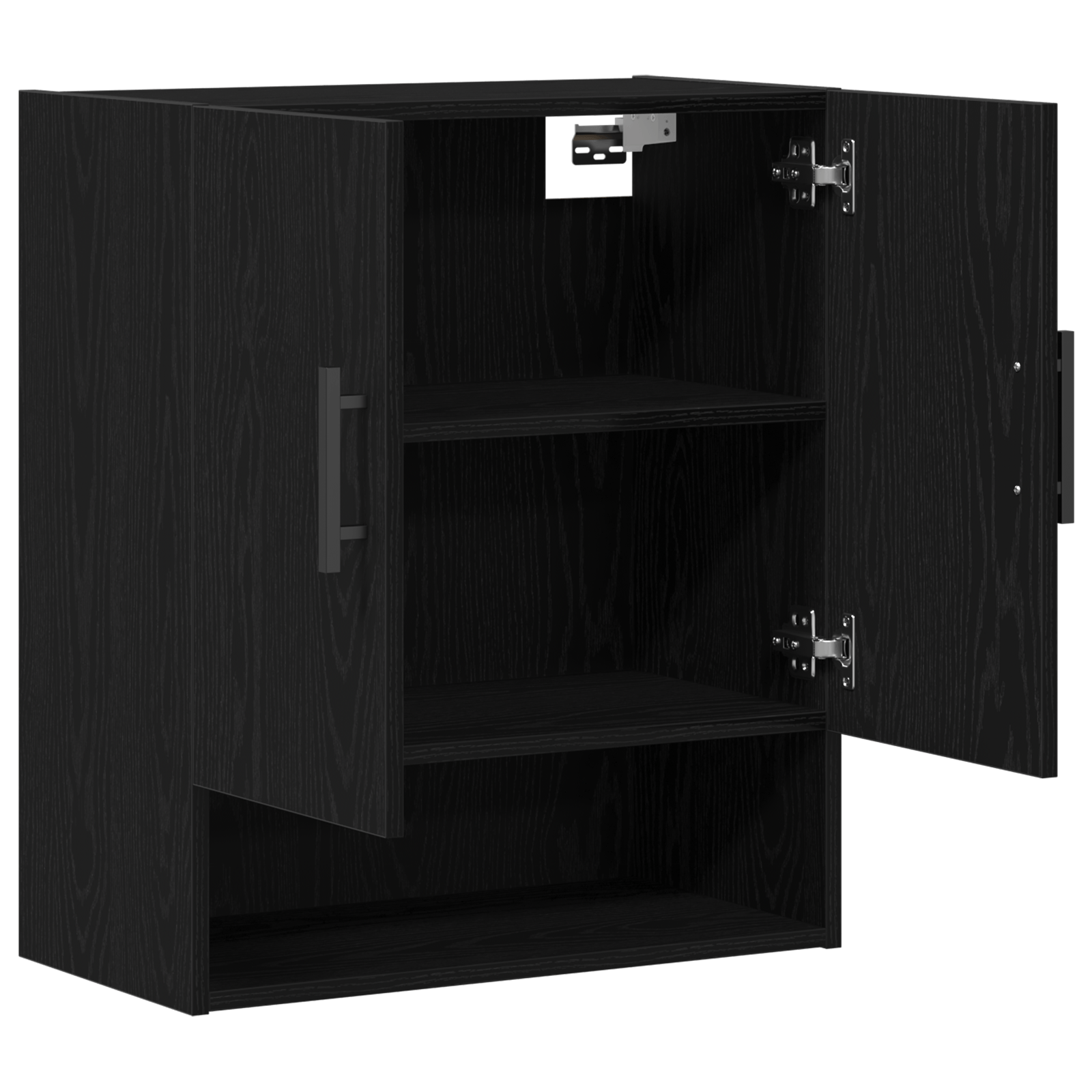 Dulap de perete, stejar negru, 60x31x70 cm, lemn prelucrat — imaginea 5