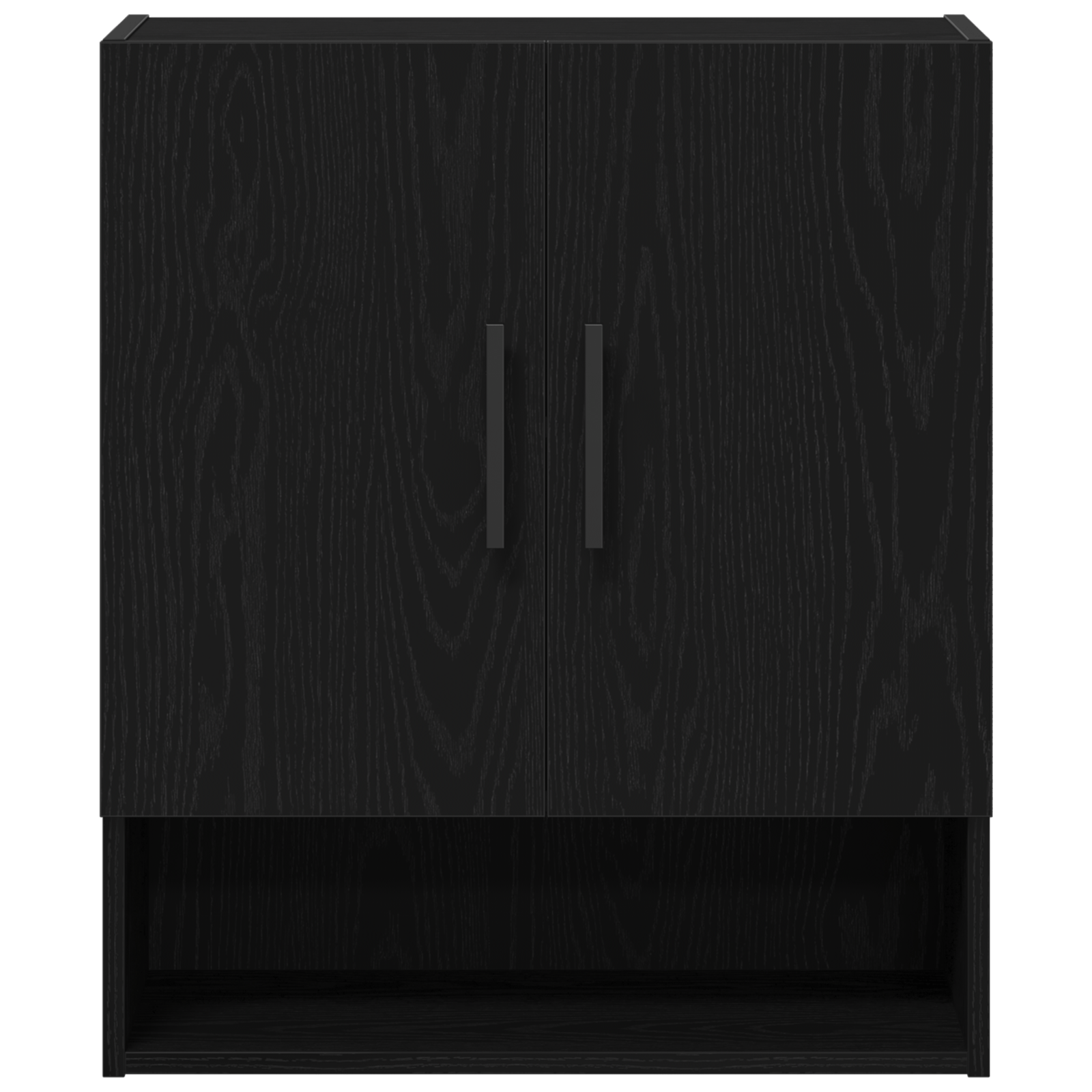 Dulap de perete, stejar negru, 60x31x70 cm, lemn prelucrat — imaginea 7