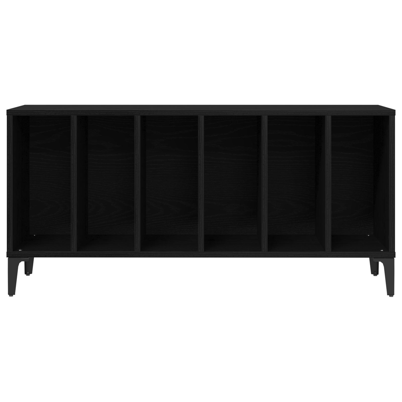 Cabinet pentru inregistrari Stejar negru - 100x38x48 cm Fabricat din lemn prelucrat — imaginea 5