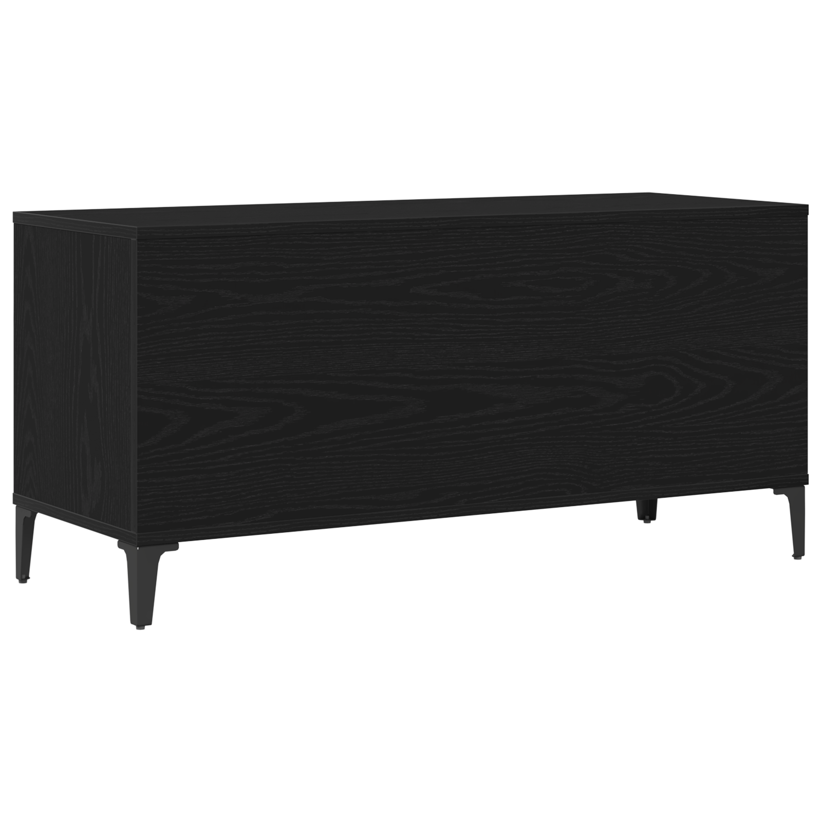 Cabinet pentru inregistrari Stejar negru - 100x38x48 cm Fabricat din lemn prelucrat — imaginea 7