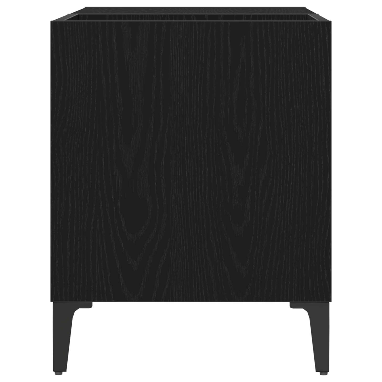 Dulap pentru discuri, stejar negru 84,5x38x48 cm lemn prelucrat — imaginea 6