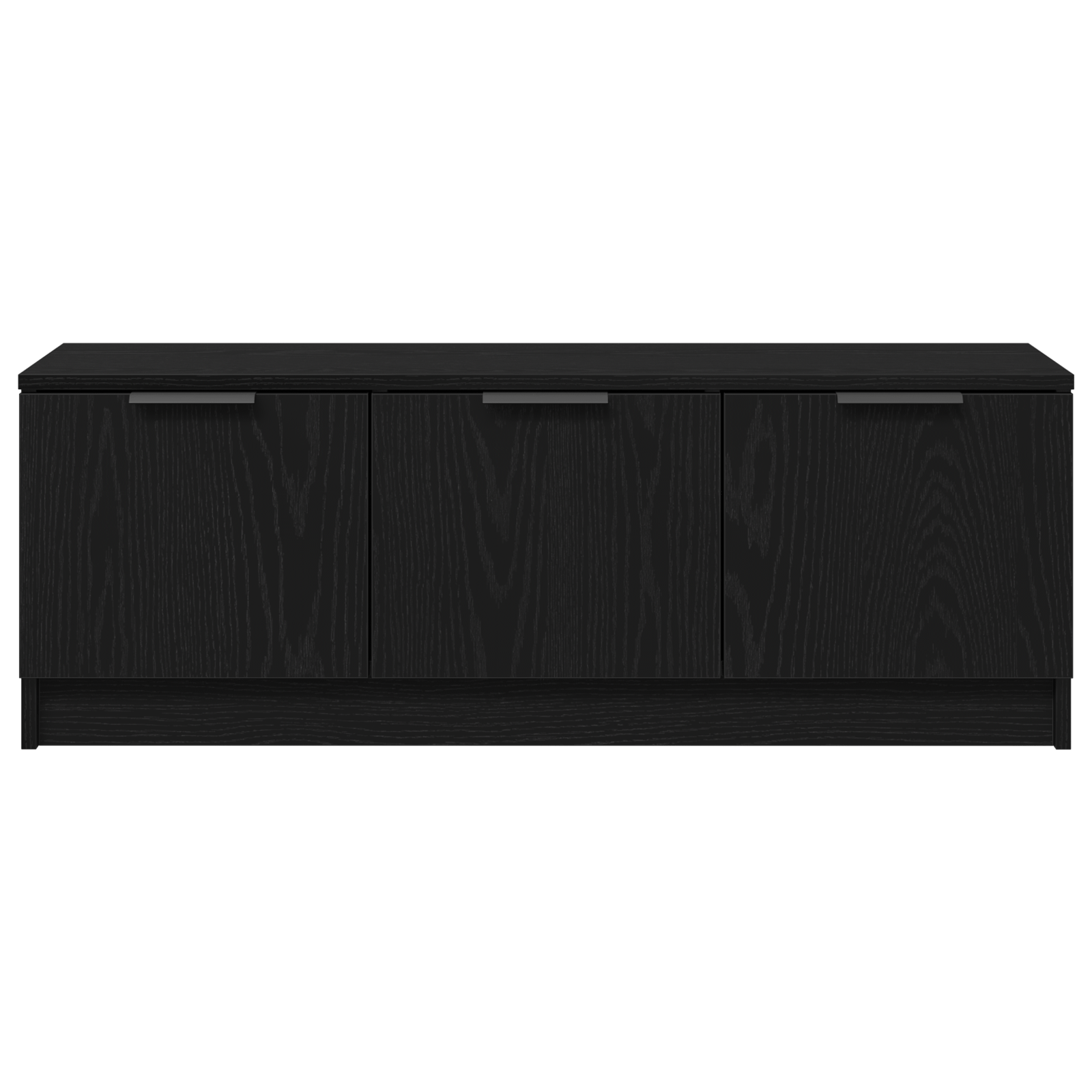 Dulap TV, stejar negru, 102x35x36,5 cm, lemn prelucrat — imaginea 6