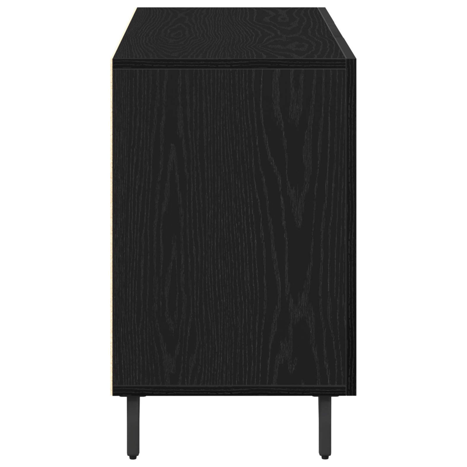 Constatator Negru Stejar 100x36x60 cm din Lemn Ingineresc — imaginea 8
