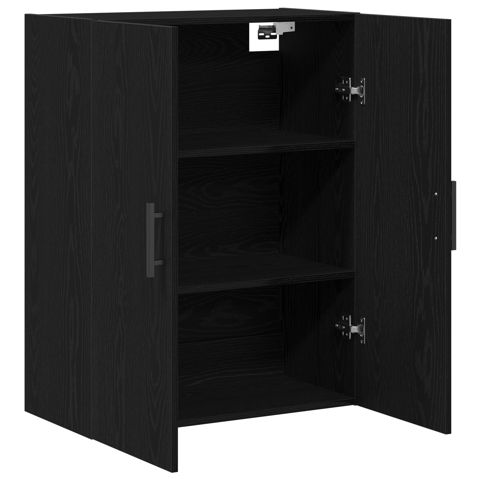 Dulap de perete, stejar negru, 69,5x34x90 cm, lemn prelucrat — imaginea 5