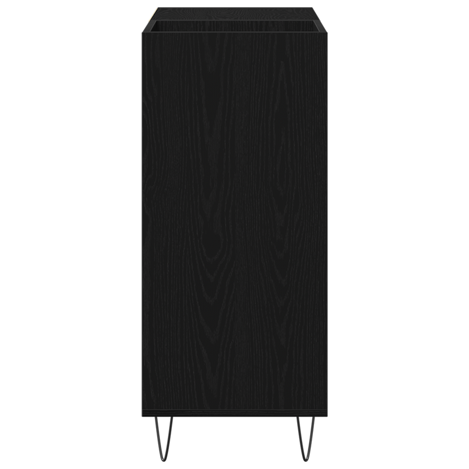 Dulap pentru discuri, stejar negru 84,5x38x90 cm lemn prelucrat — imaginea 6