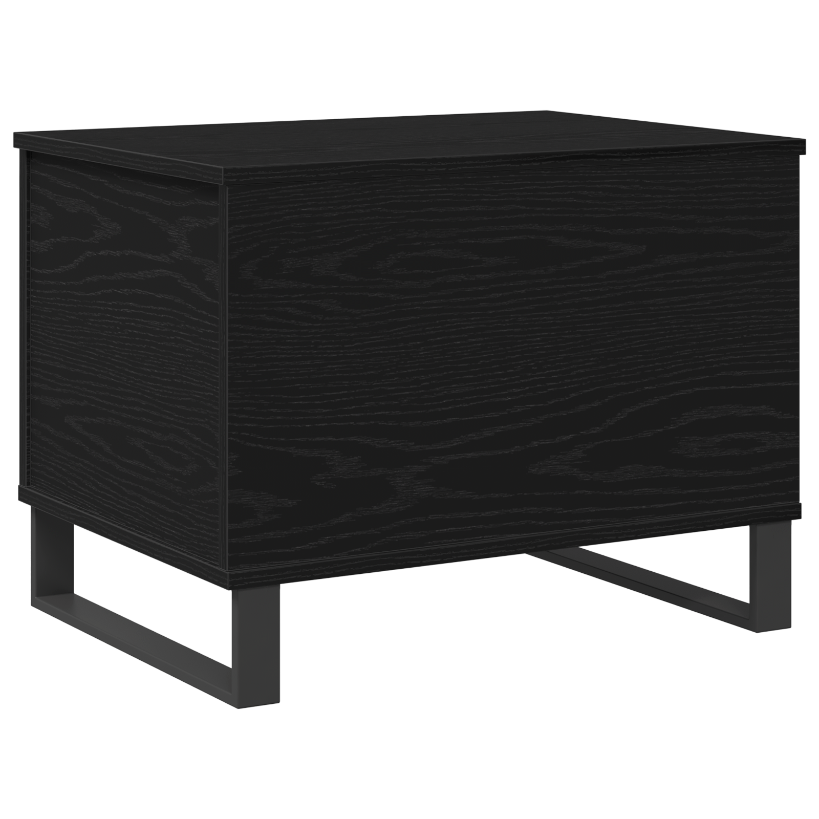 Masa de cafea blat rabatabil, stejar negru, 60x44,5x45 cm lemn — imaginea 2