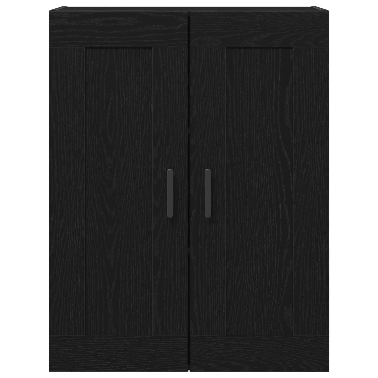 Dulap inalt, stejar negru, 69,5x34x90 cm, lemn prelucrat — imaginea 7