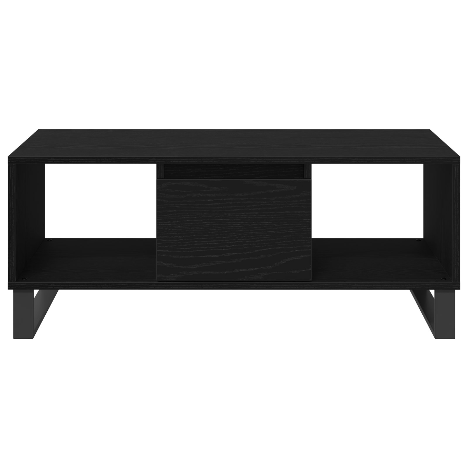 Masuta de cafea, stejar negru, 90x50x36,5 cm, lemn prelucrat — imaginea 7