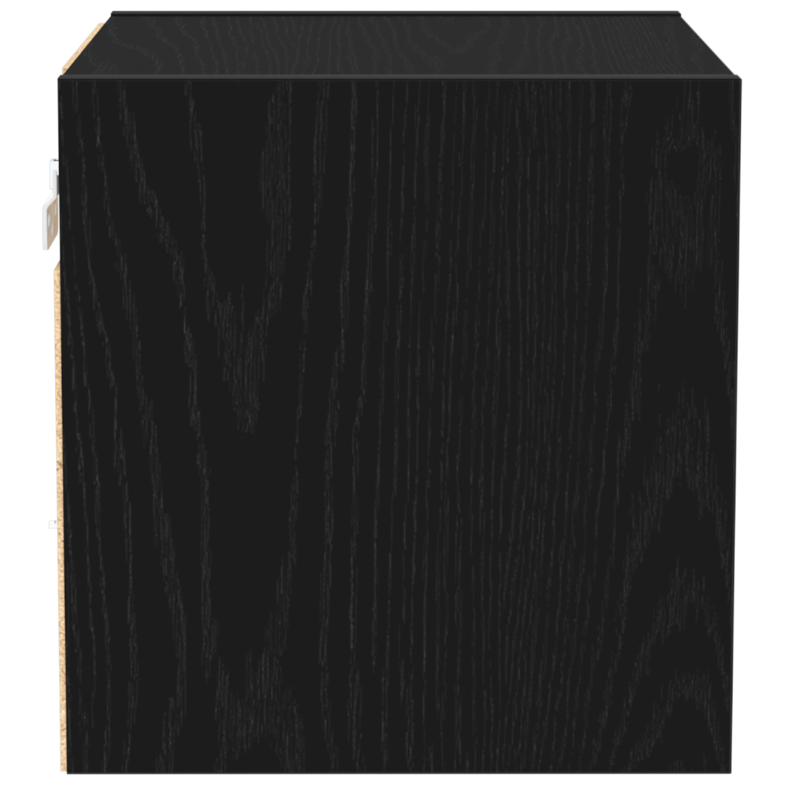 Dulap TV cu LED, stejar negru, 30x28,5x30 cm, lemn prelucrat — imaginea 7