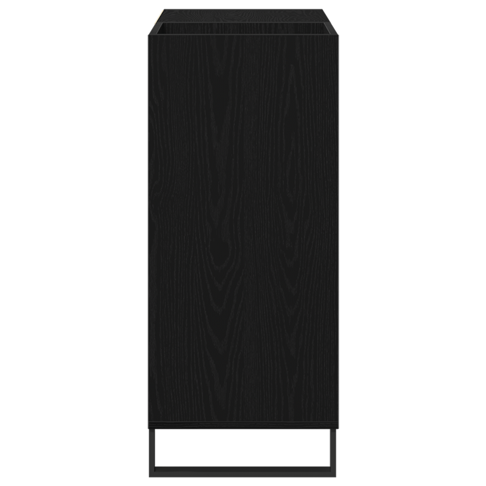 Dulap pentru discuri, stejar negru 84,5x38x89 cm lemn prelucrat — imaginea 6