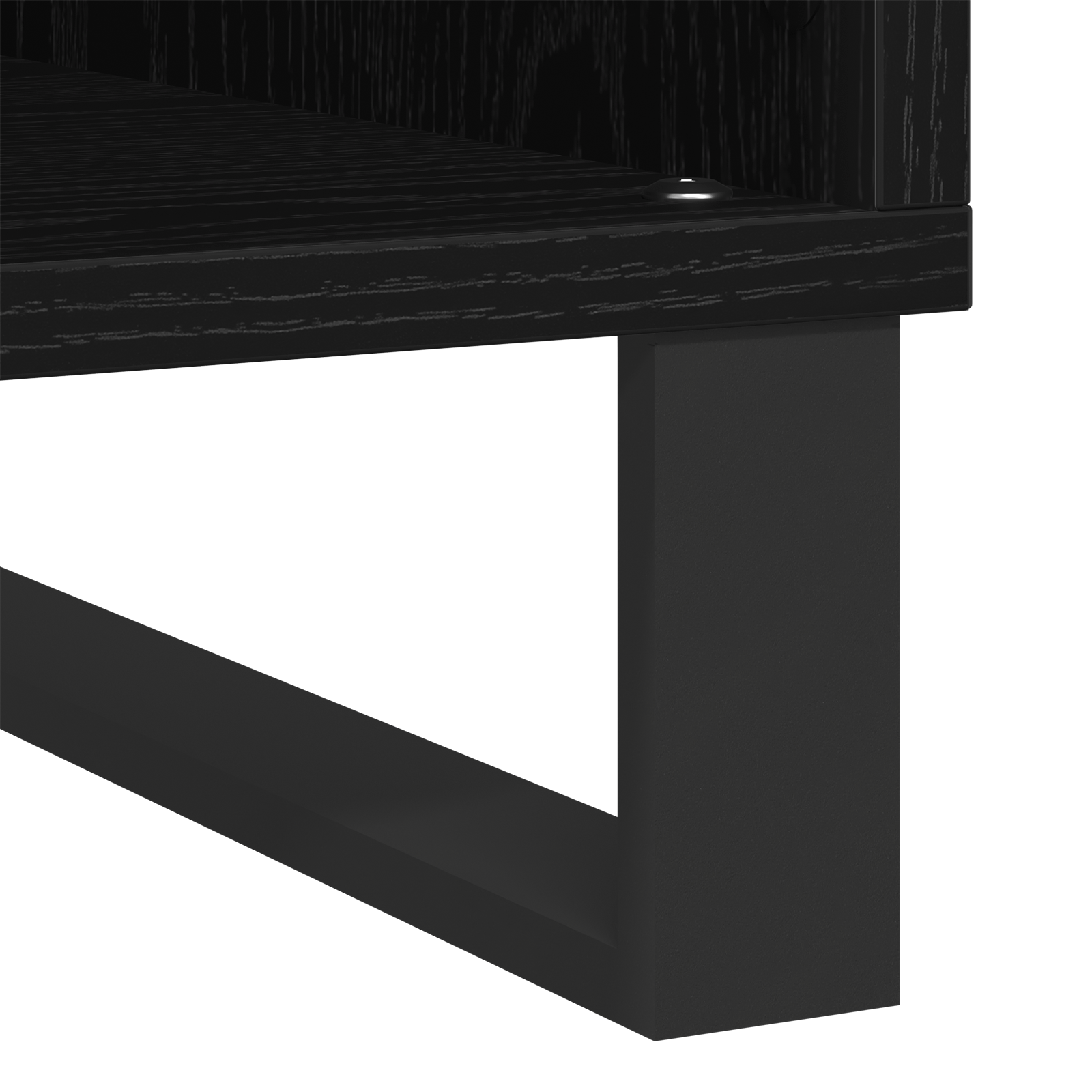 Dulap pentru discuri, stejar negru 84,5x38x89 cm lemn prelucrat — imaginea 7