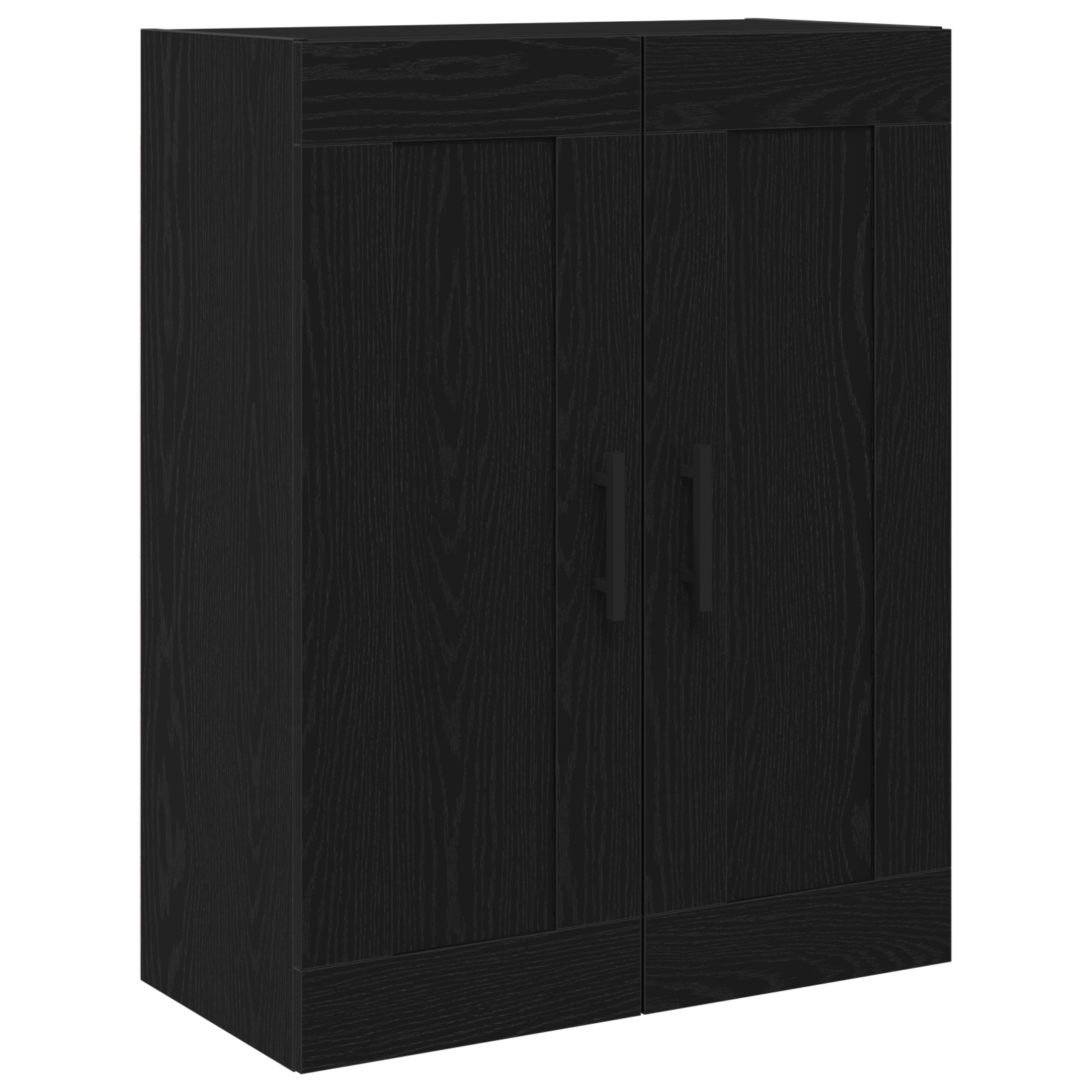 Dulap de perete, stejar negru, 69,5x34x90 cm, lemn prelucrat — imaginea 2