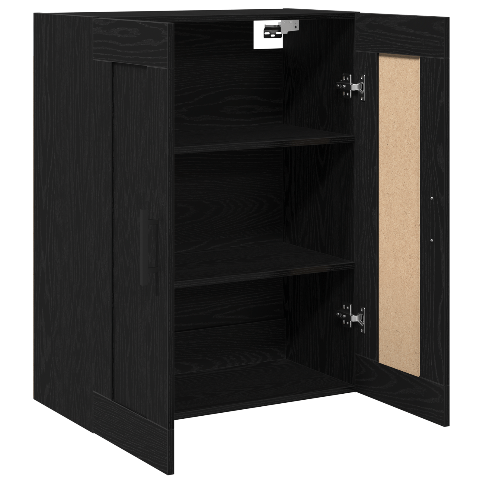 Dulap de perete, stejar negru, 69,5x34x90 cm, lemn prelucrat — imaginea 5