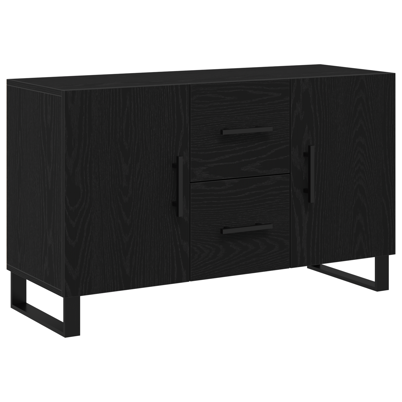 Dulap, stejar negru, 100x36x60 cm, lemn prelucrat — imaginea 2