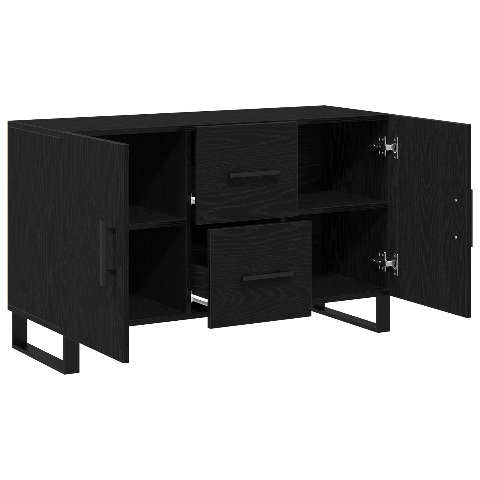 Dulap, stejar negru, 100x36x60 cm, lemn prelucrat — imaginea 5
