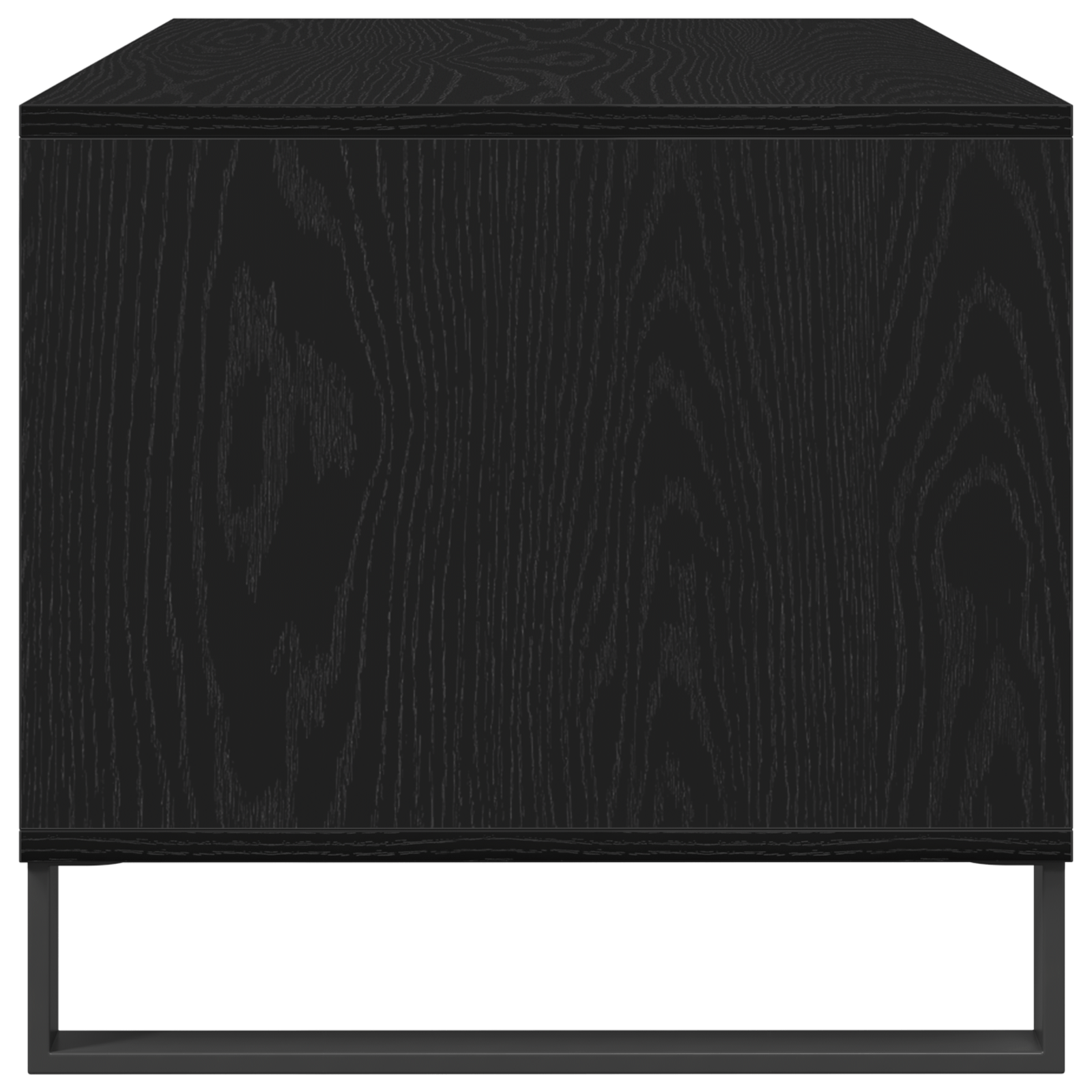 Masa de cafea Negru Stejar 90x49x45 cm Lemn prelucrat — imaginea 7