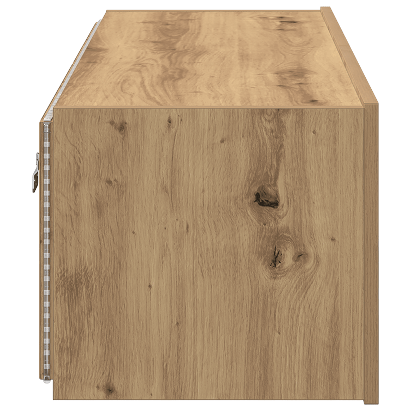 Dulap de perete cu LED-uri, stejar artizanal, 100x35x31 cm — imaginea 8