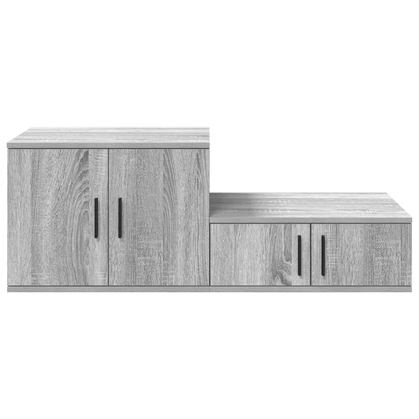 Dulap de depozitare, gri sonoma, 118x41x40 cm, lemn prelucrat — imaginea 7