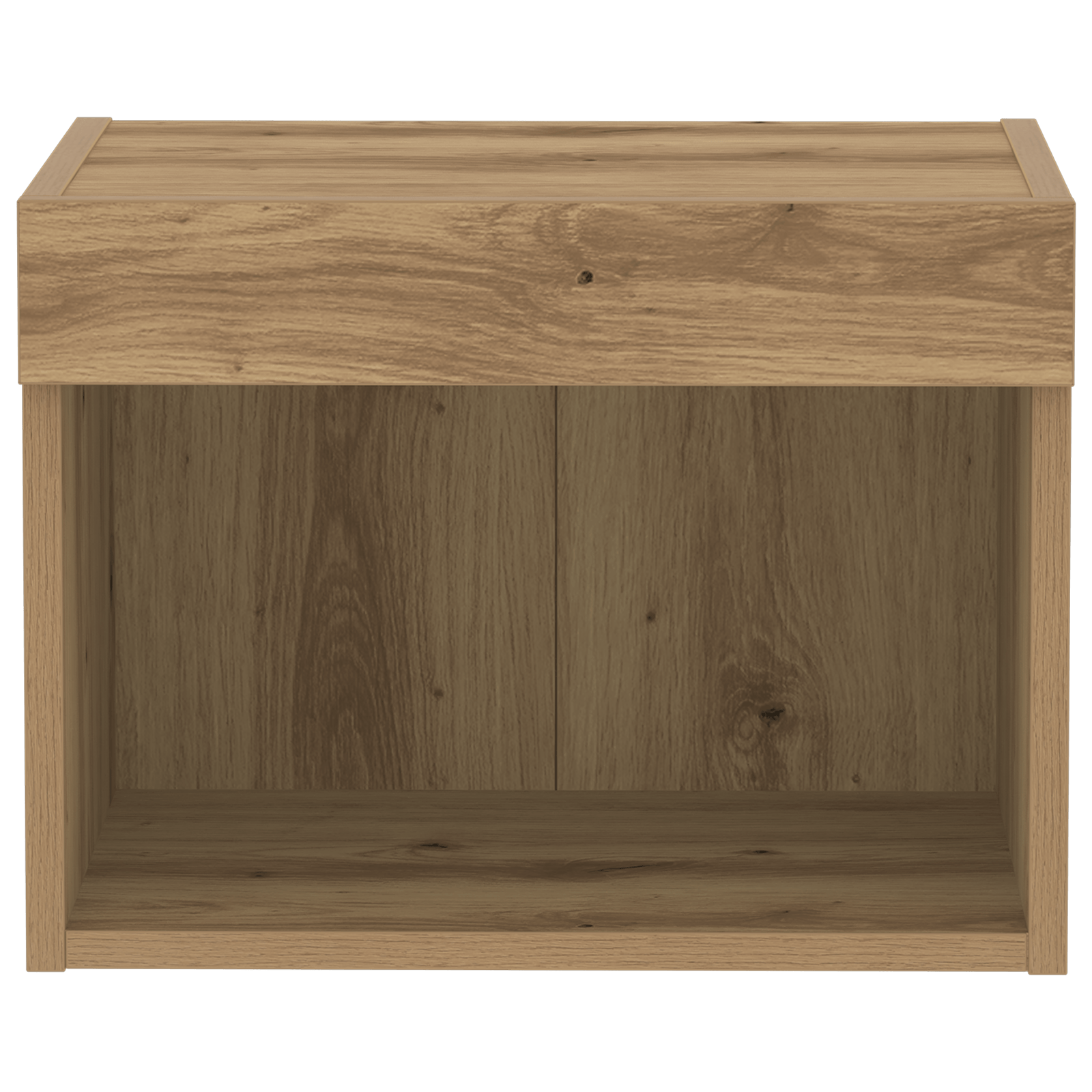 Dulap de perete cu LED-uri, stejar artizanal, 40x30x30 cm — imaginea 5