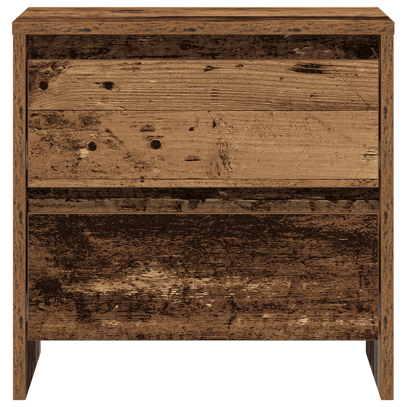 Noptiera 2 bucati Lemn Vechi 45x34x44,5 cm Lemn prelucrat — imaginea 7