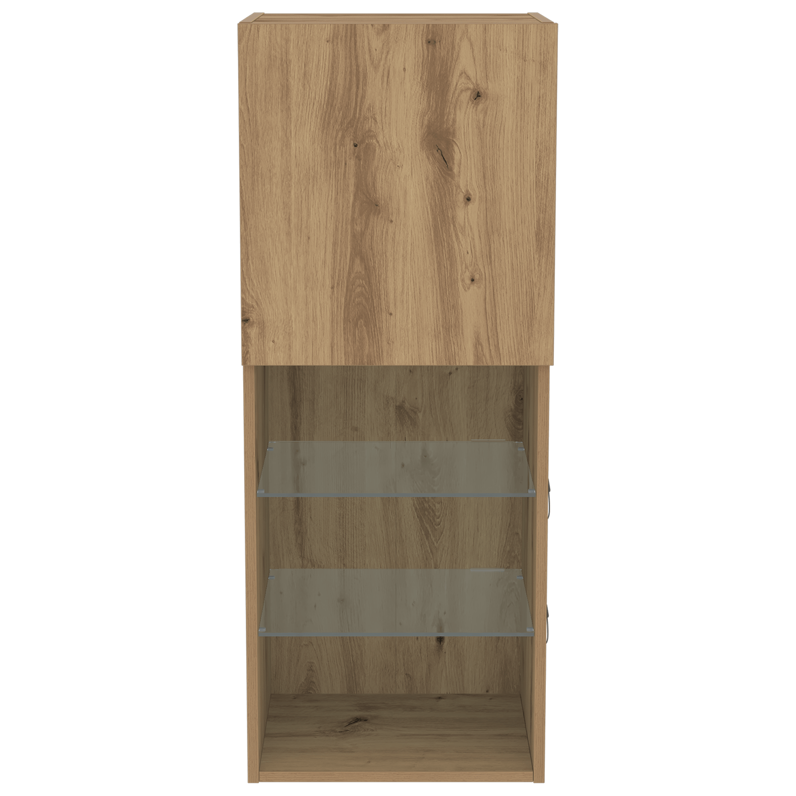 Dulap TV cu LED-uri, stejar artizanal, 40,5x30x102 cm — imaginea 6