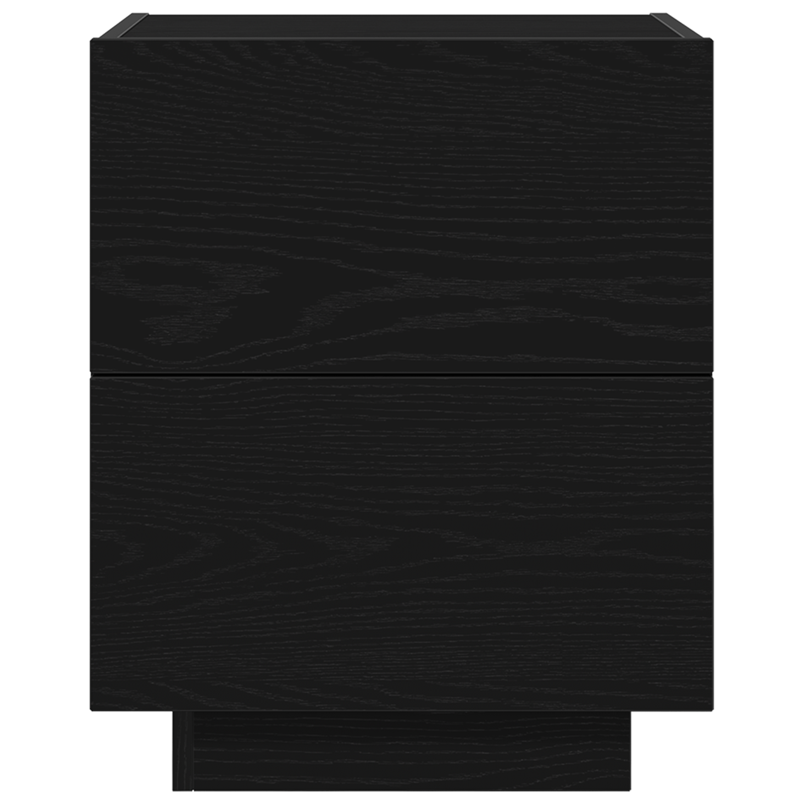 Noptiera cu LED-uri, stejar negru, 45x40x55 cm — imaginea 6