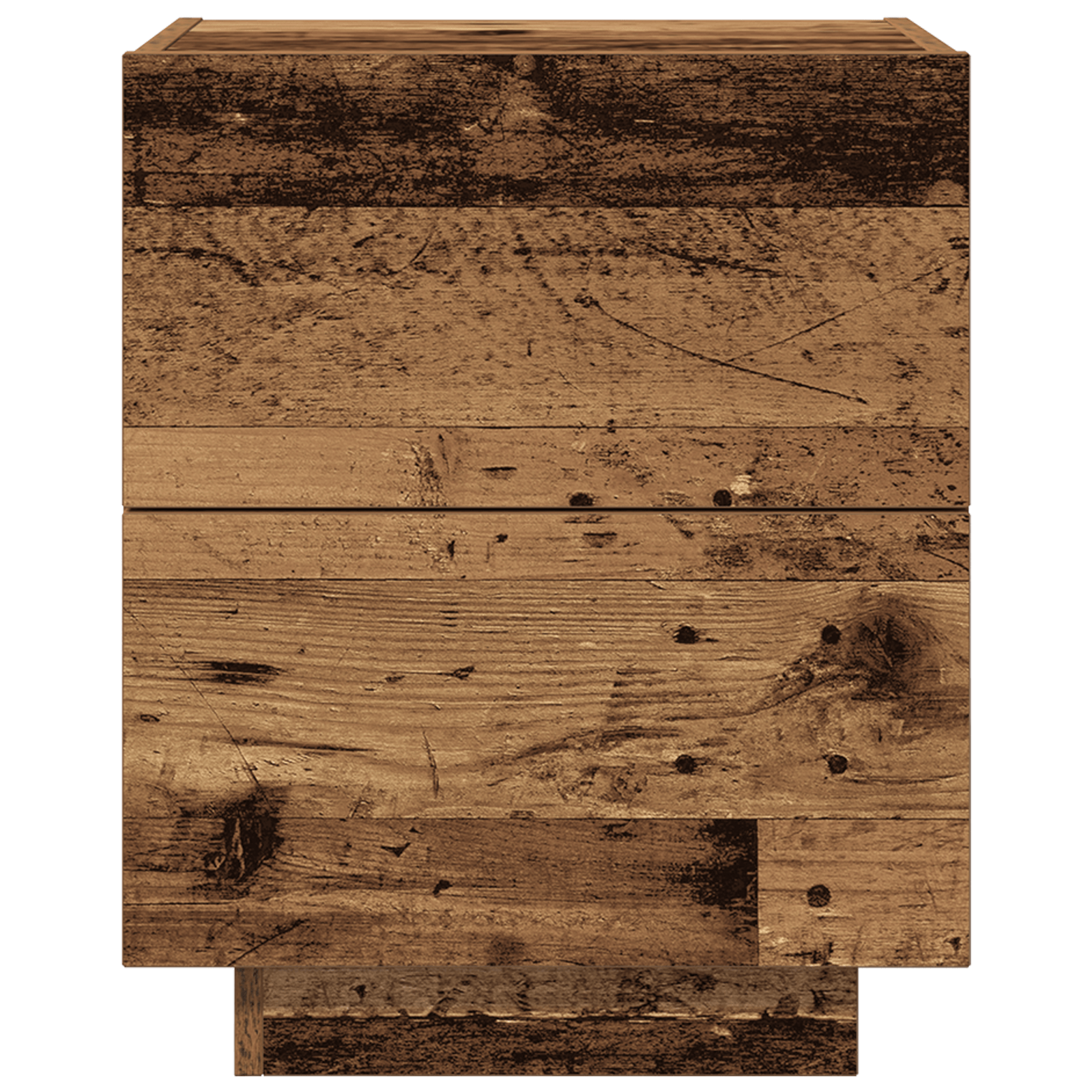 Noptiera cu LED-uri, lemn vechi, 45x40x55 cm — imaginea 6