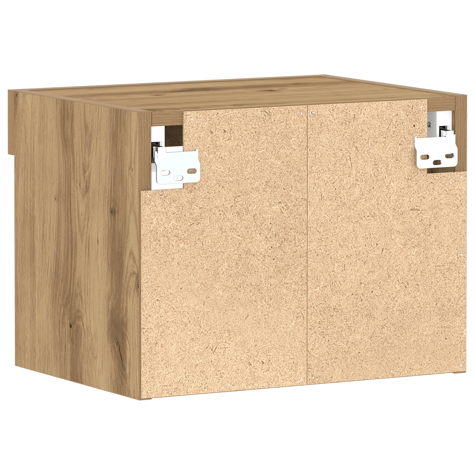 Dulapuri de perete LED-uri, 2 buc. stejar artizanal 40x30x30 cm — imaginea 9