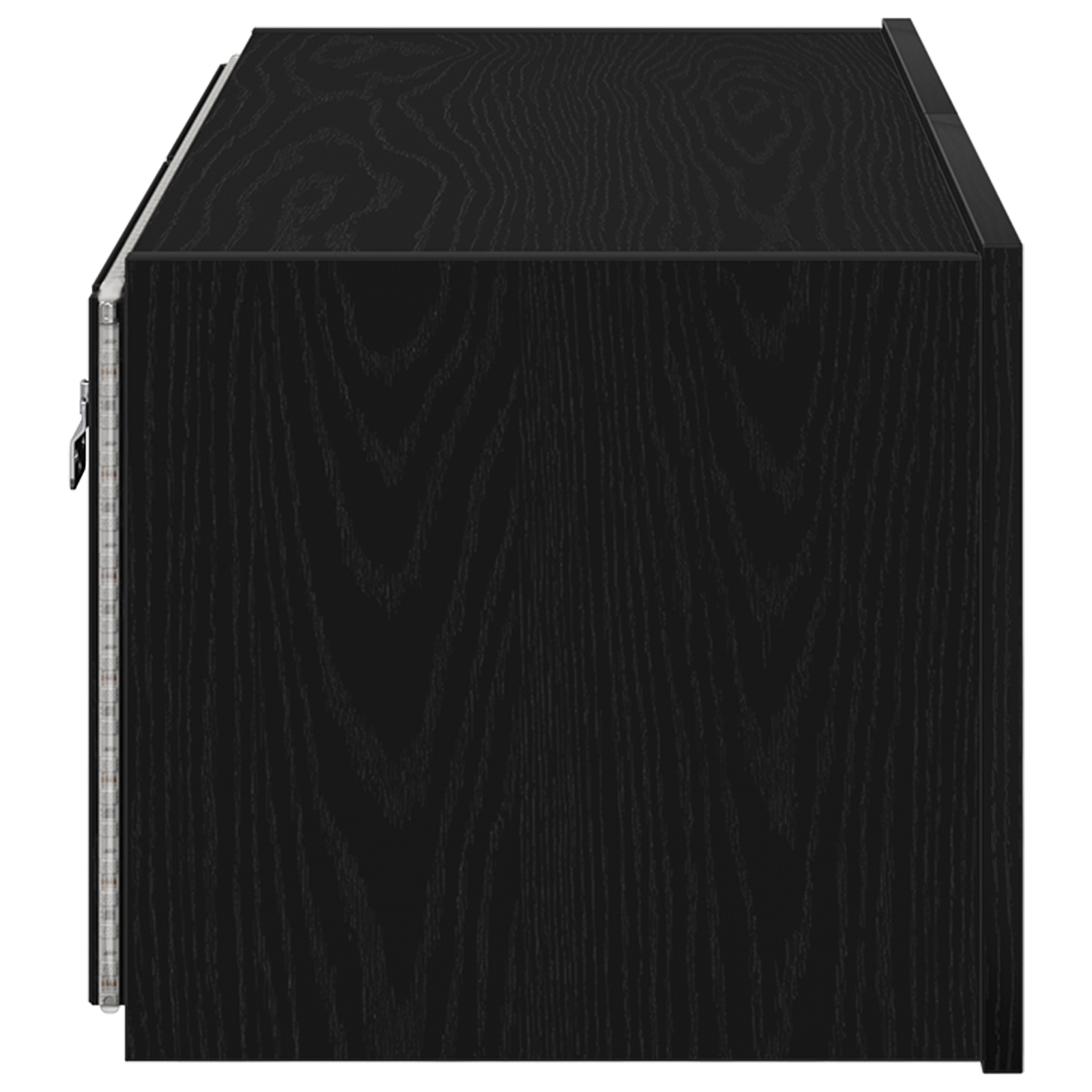 Dulap de perete cu LED-uri, stejar negru, 80x35x31 cm — imaginea 8