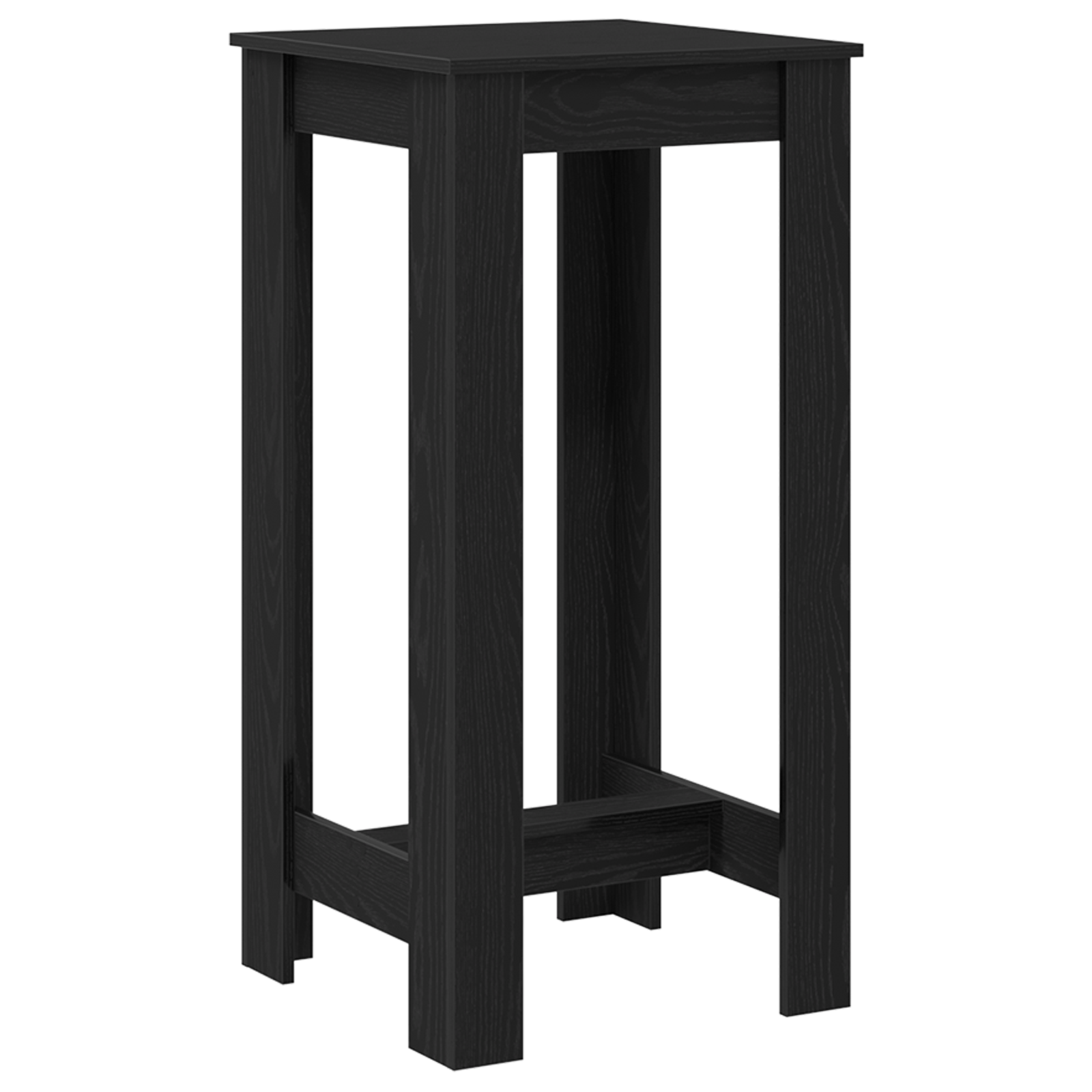 Masa Bar Stejar Negru Lemn Prelucrat 51x50x103,5 cm — imaginea 2