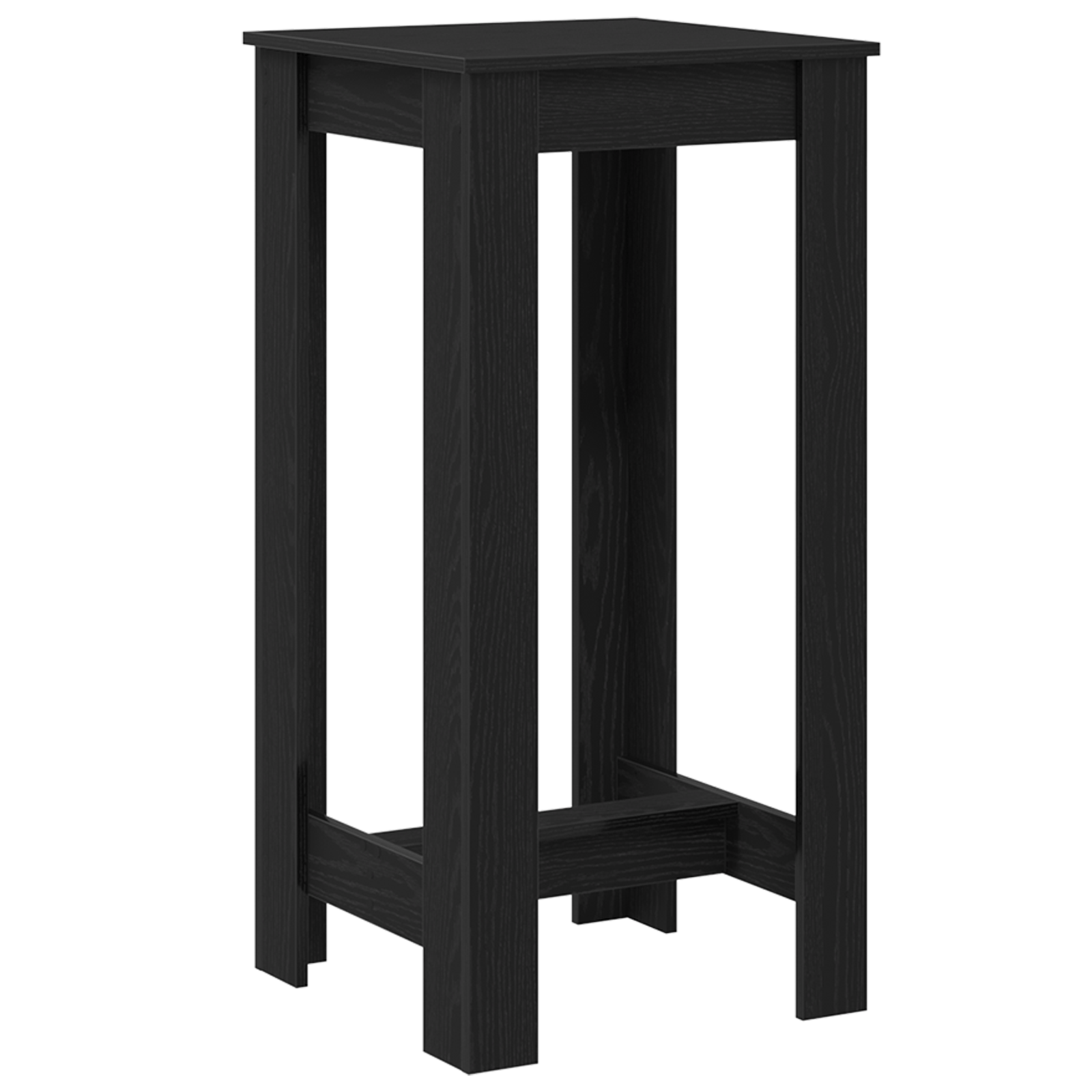 Masa Bar Stejar Negru Lemn Prelucrat 51x50x103,5 cm — imaginea 5
