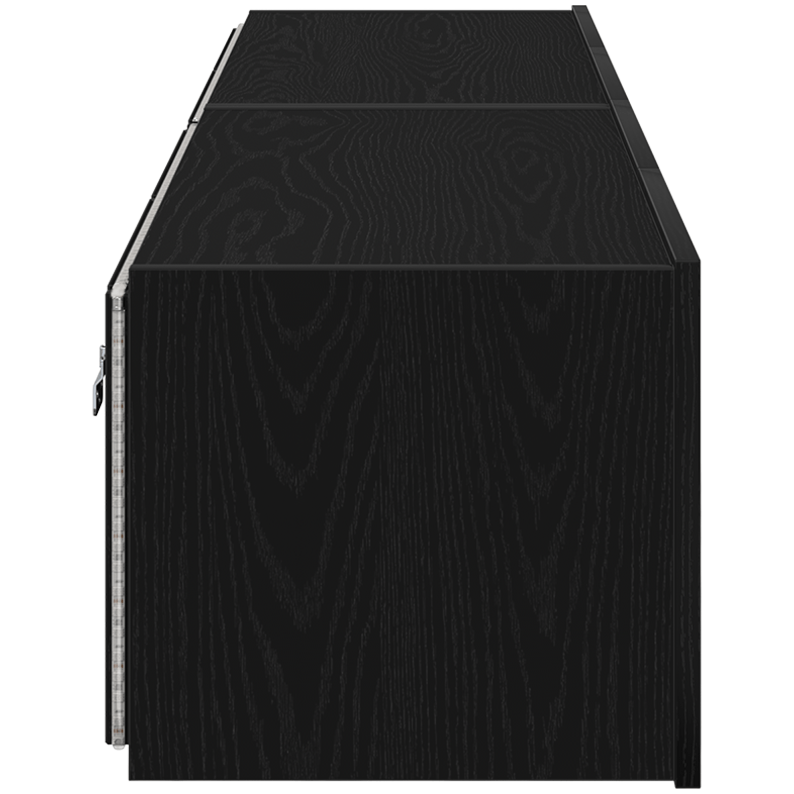 Dulapuri de perete LED-uri, 2 buc. stejar negru, 80x35x31 cm — imaginea 8
