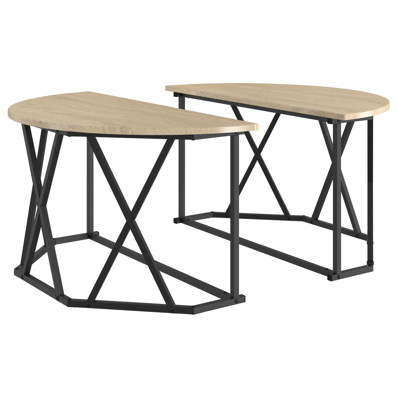 Masa de cafea, stejar sonoma, 80x80x42 cm, lemn prelucrat — imaginea 2