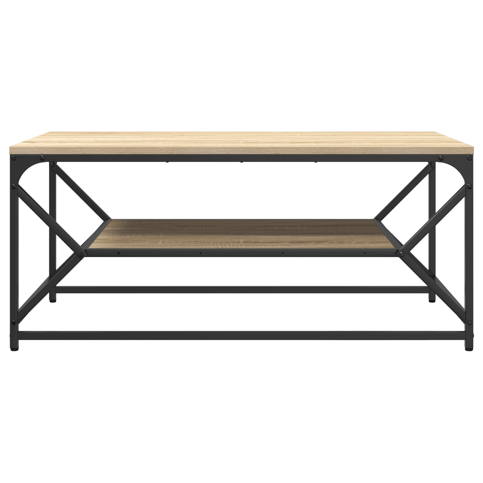 Masa de cafea cu raft, stejar sonoma 90x50x40 cm lemn prelucrat — imaginea 5
