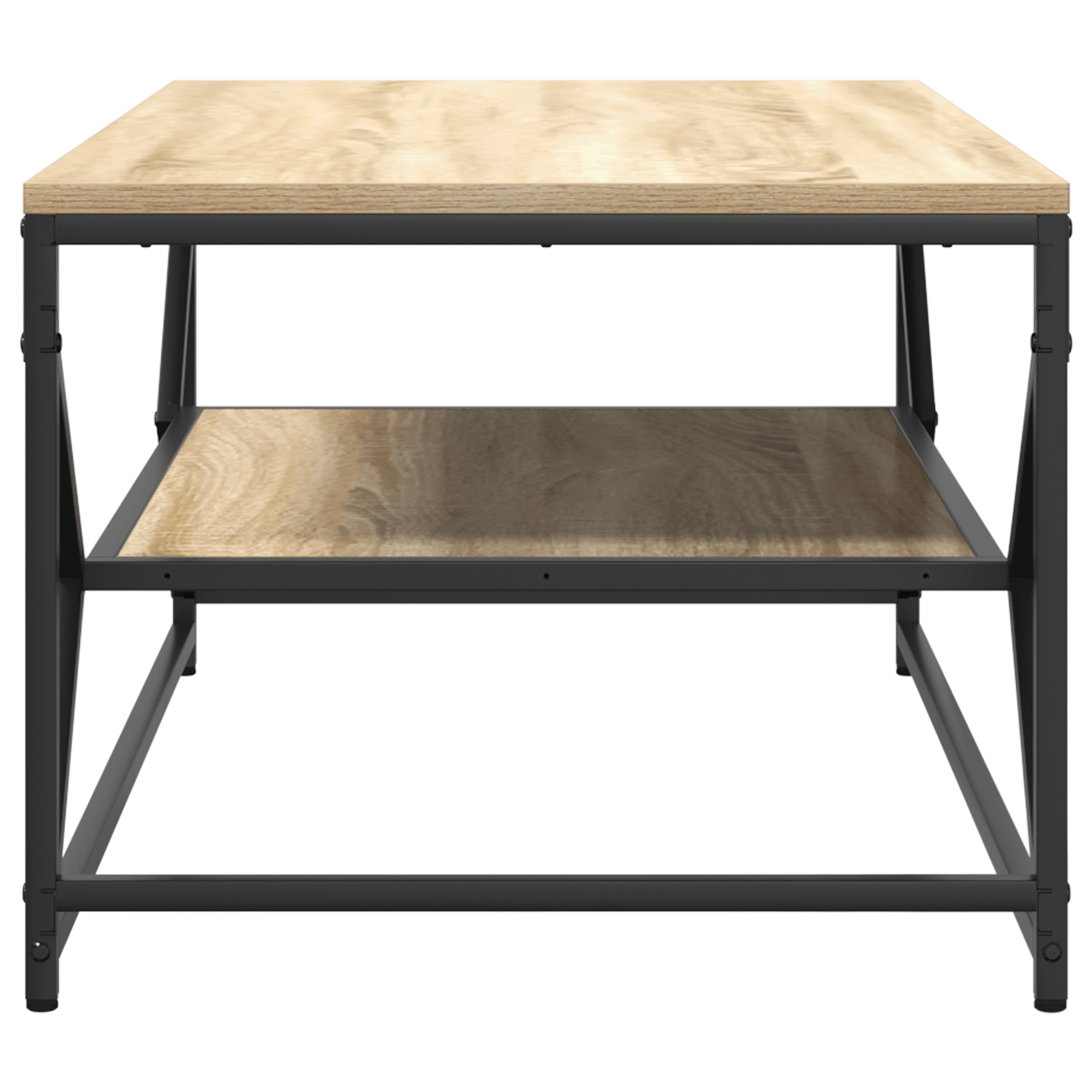 Masa de cafea cu raft, stejar sonoma 90x50x40 cm lemn prelucrat — imaginea 6