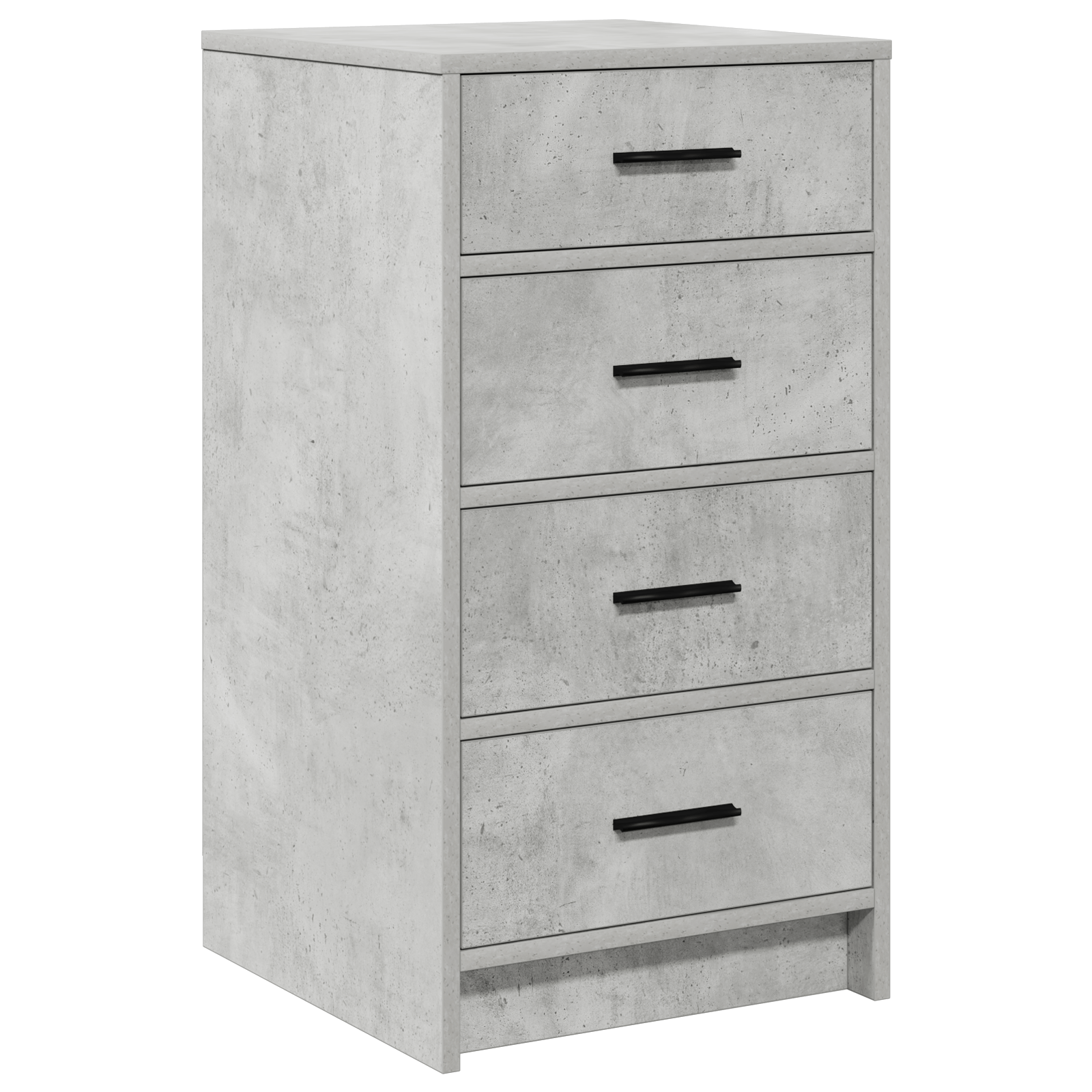 Dulap, gri beton, 40x41x75 cm, lemn prelucrat — imaginea 2