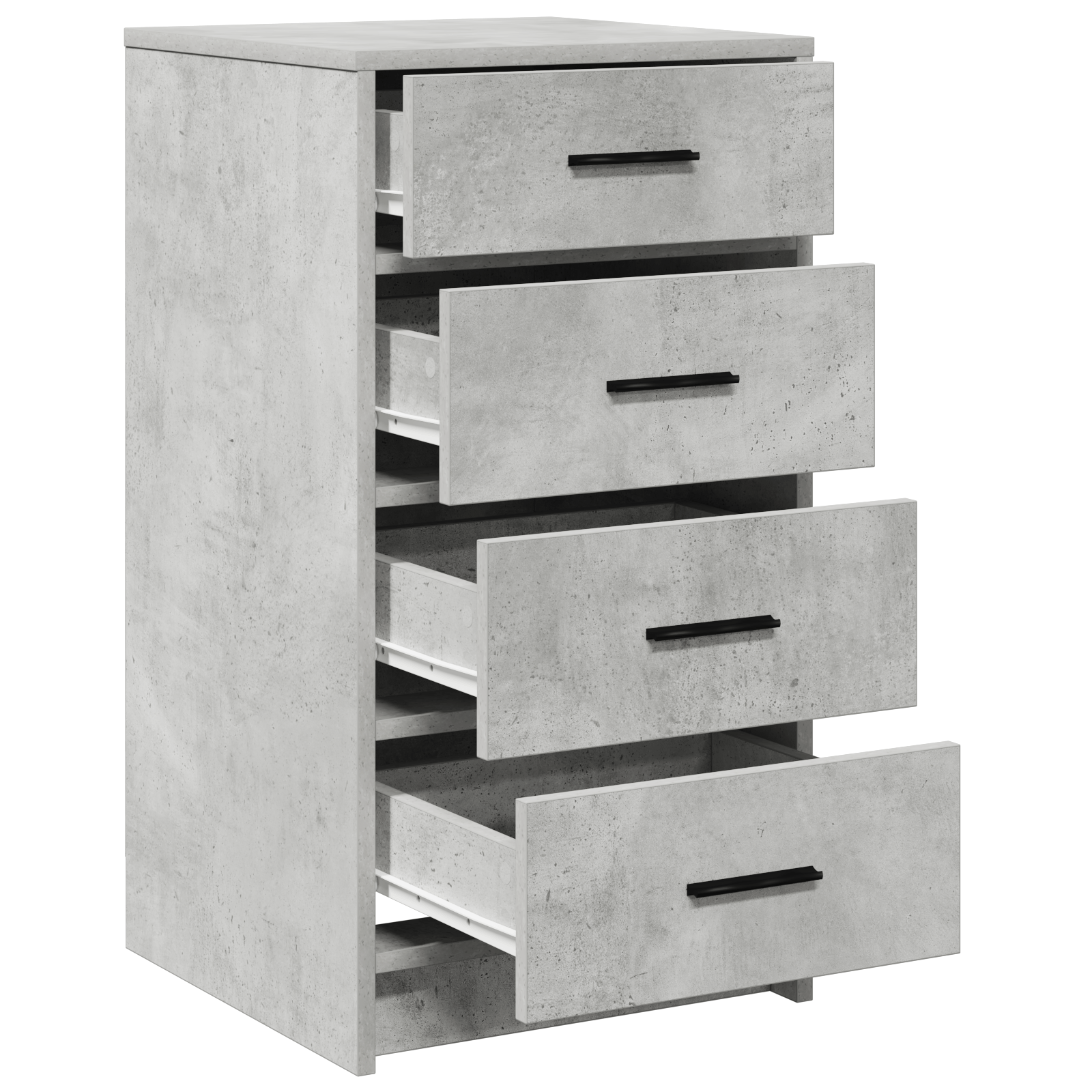 Dulap, gri beton, 40x41x75 cm, lemn prelucrat — imaginea 5