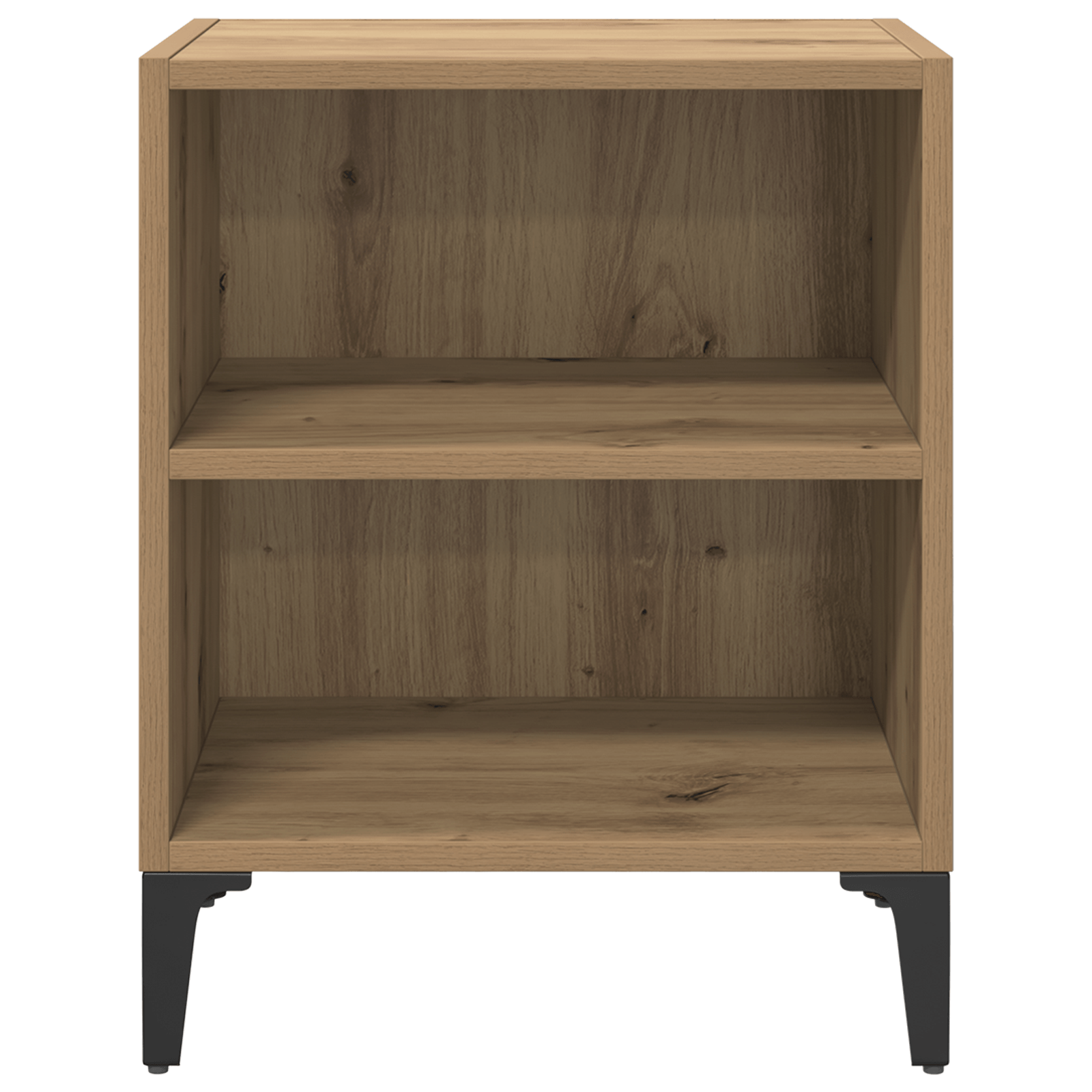 Noptiere 2 pcs Stejar Artizanal 40x30x50 cm Lemn ingineresc — imaginea 6