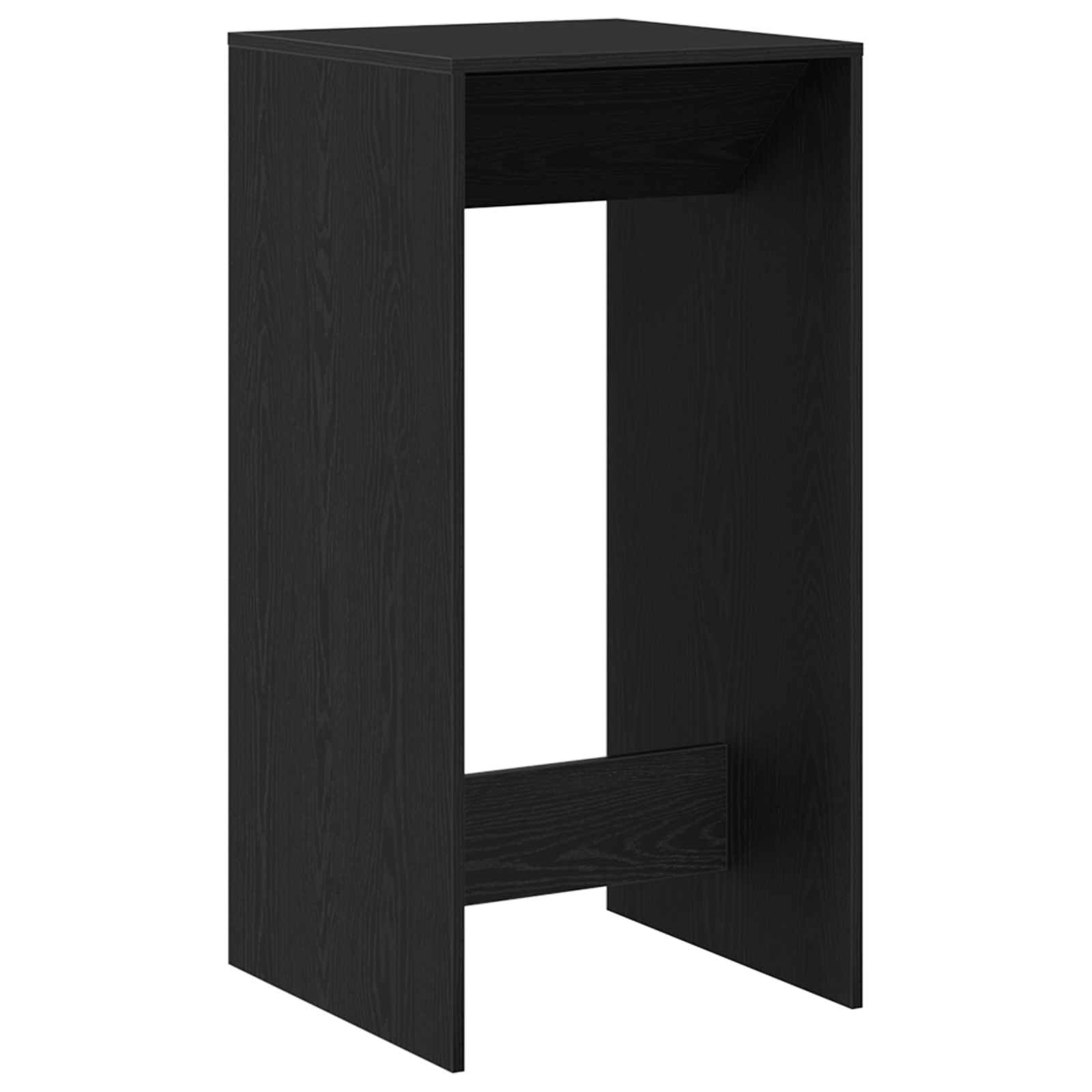 Masa de bar, stejar negru, 51x50x103,5 cm lemn prelucrat — imaginea 5