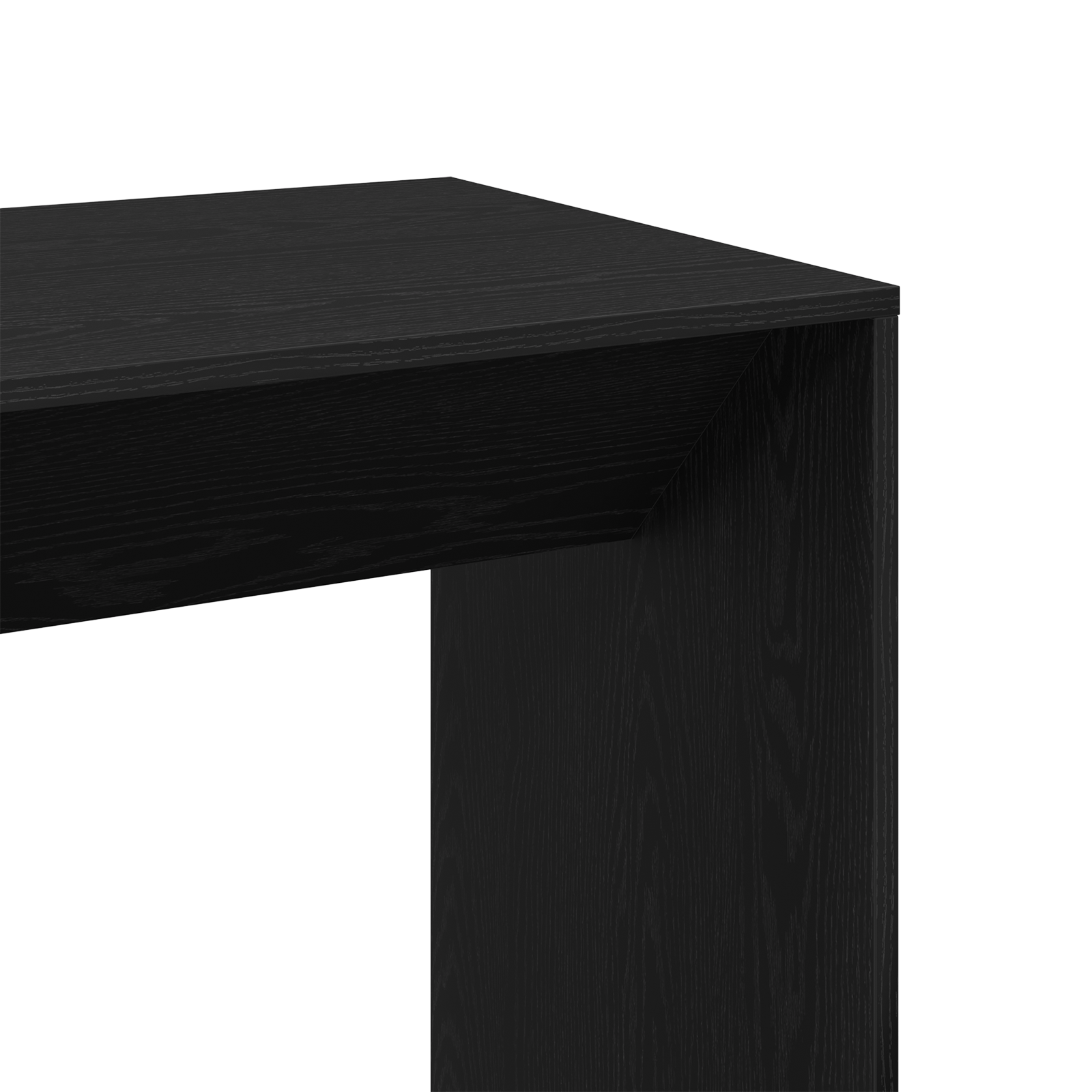 Masa de bar, stejar negru, 51x50x103,5 cm lemn prelucrat — imaginea 9