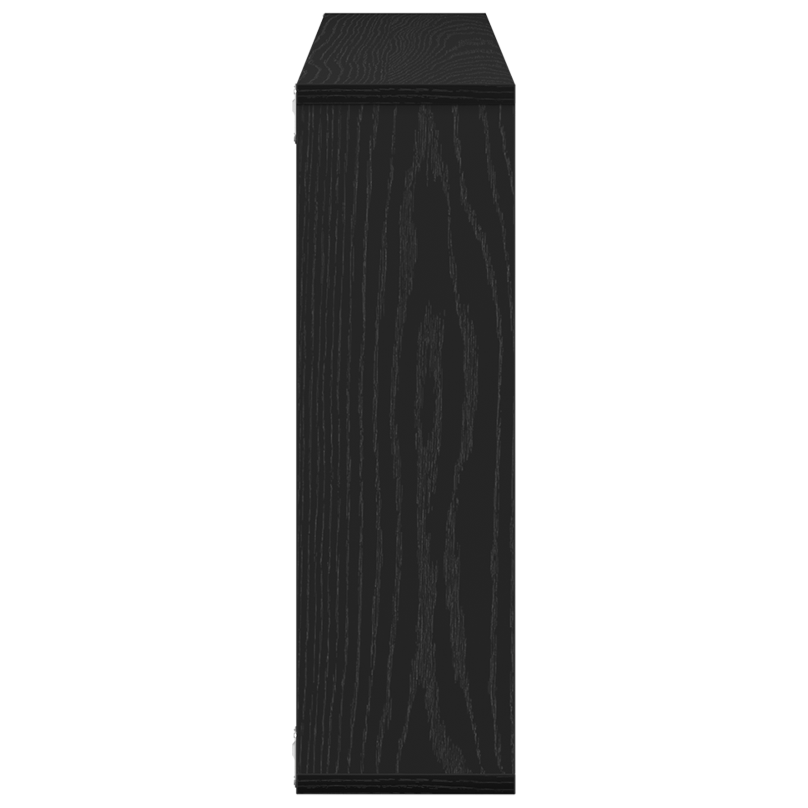 Raft - Stejar negru, 85 x 16 x 52.5 cm, Fabricat din lemn prelucrat — imaginea 7