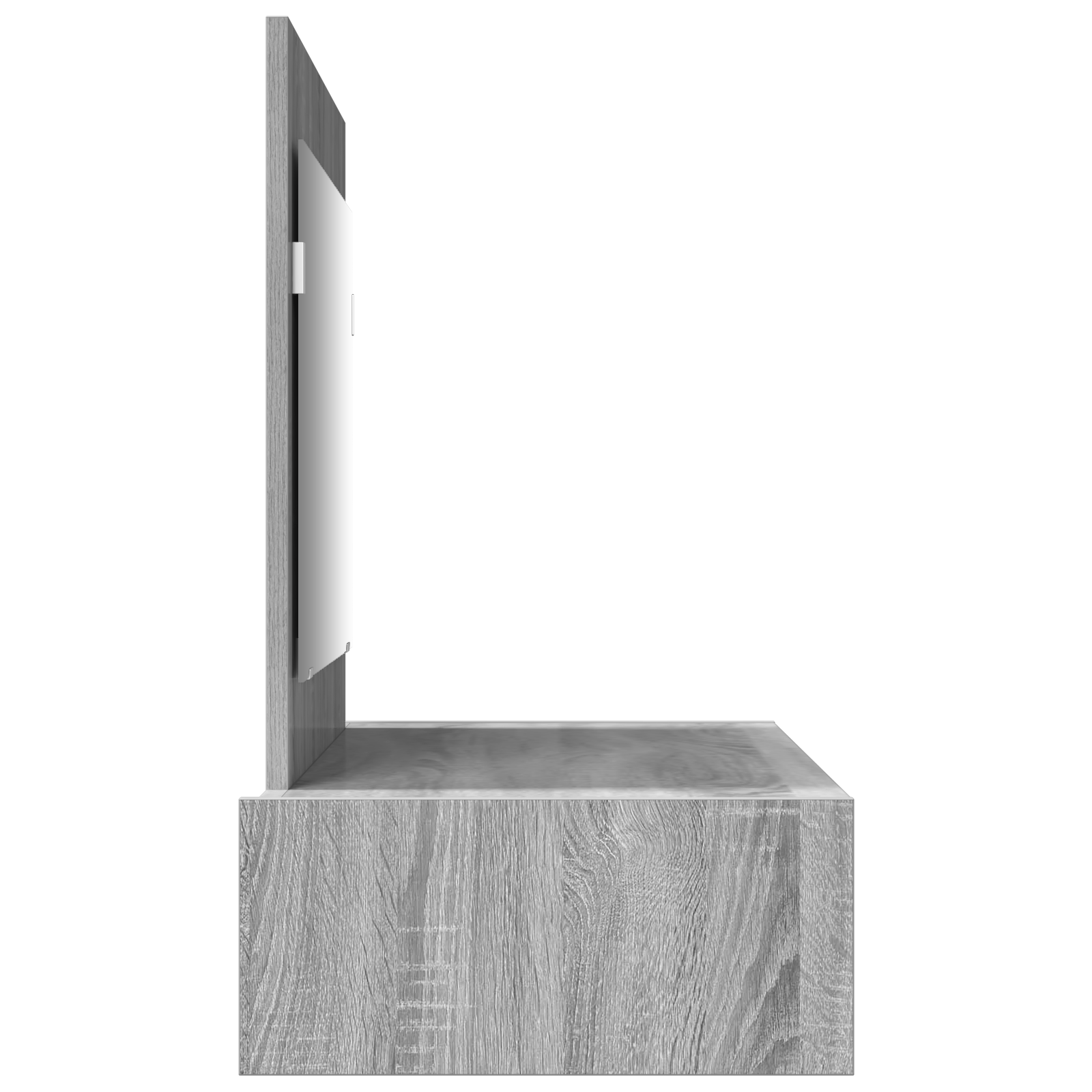 Masa de toaleta suspendata, gri sonoma, 100x40x70 cm — imaginea 7